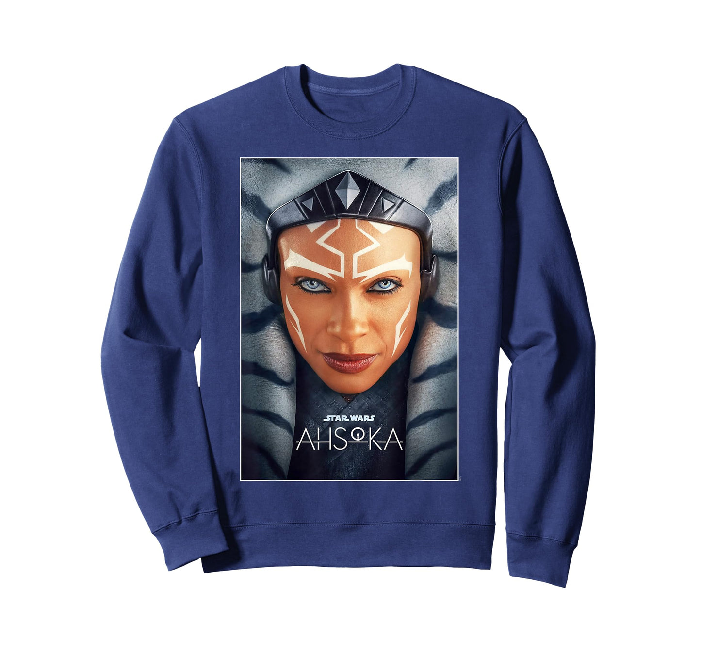 Star Wars Ahsoka Tano Face & Logo Series Poster Art Disney+ T-Shirt