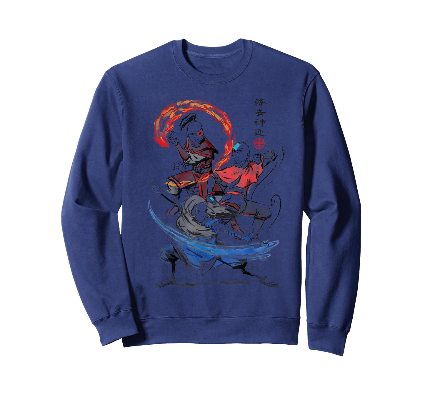 The Last Airbender Air Water and Fire Signs T-Shirt