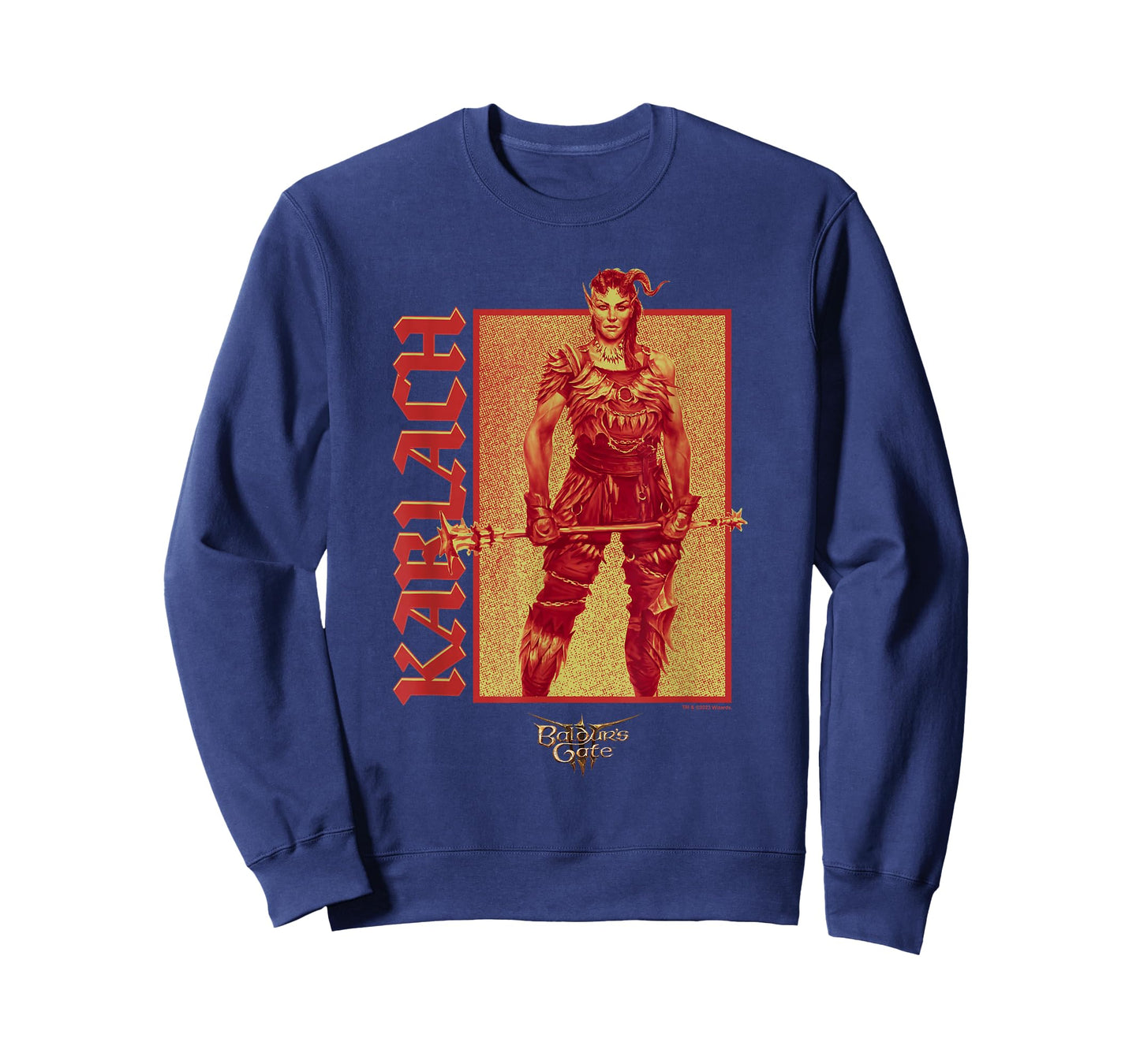 Dungeons & Dragons Karlach Confident Pose Big Chest Poster T-Shirt