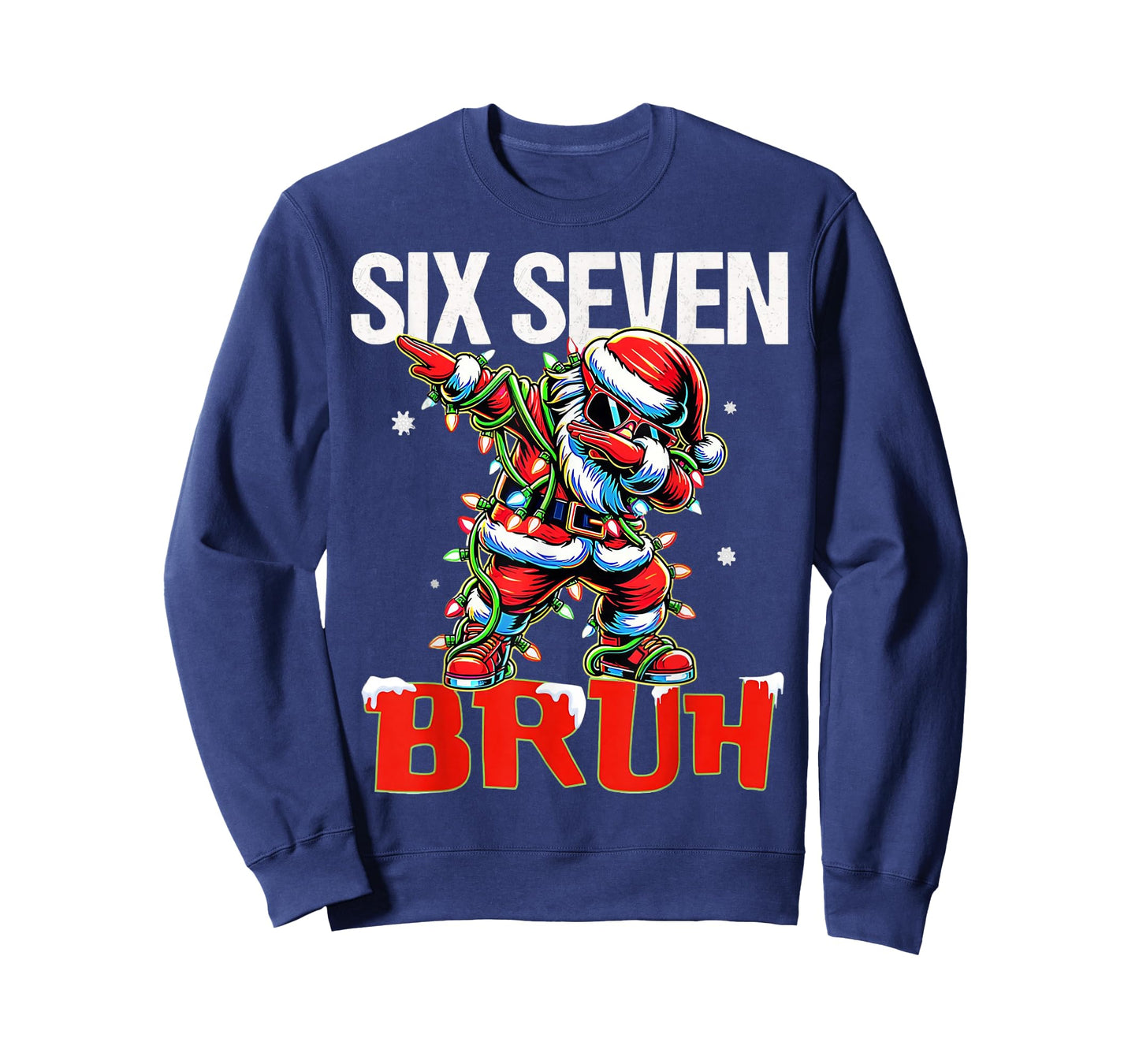 67 Six Seven Burh Santa Christmas 6 7 Meme Men Women Kids T-Shirt