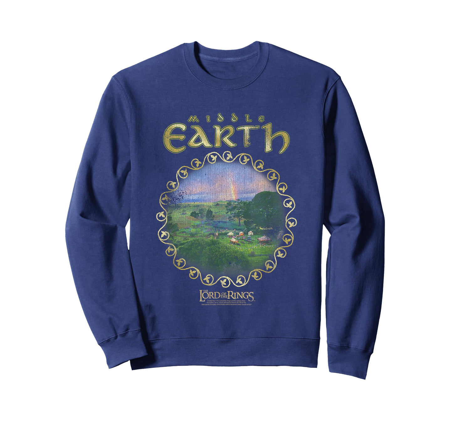 The Lord of The Rings Middle Earth Framed Landscape Movie T-Shirt