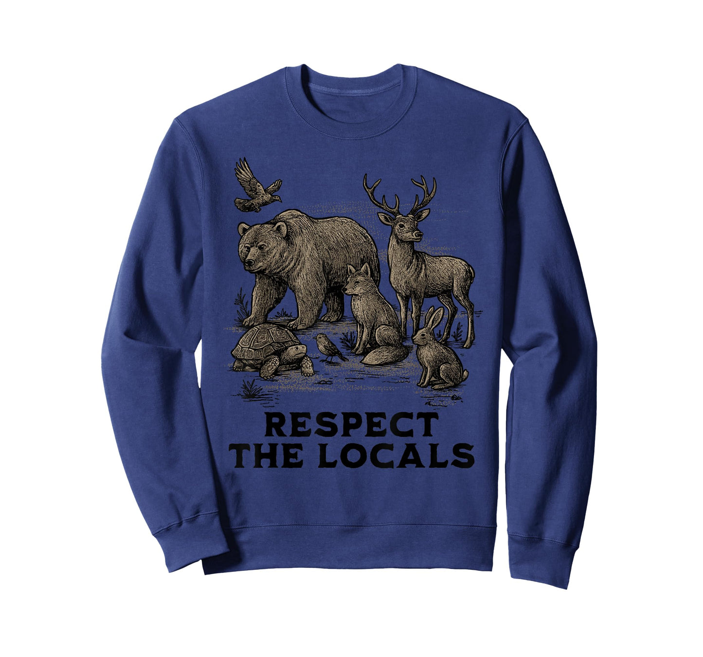 Respect Local Animals Nature Wildlife Conservation Animal T-Shirt