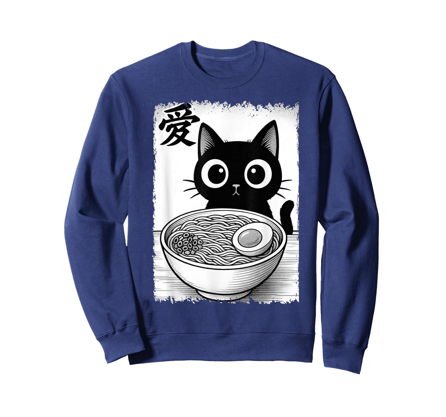 Kawaii Black Cat Ramen Shirt Men Women Kids Teen Otaku Anime T-Shirt