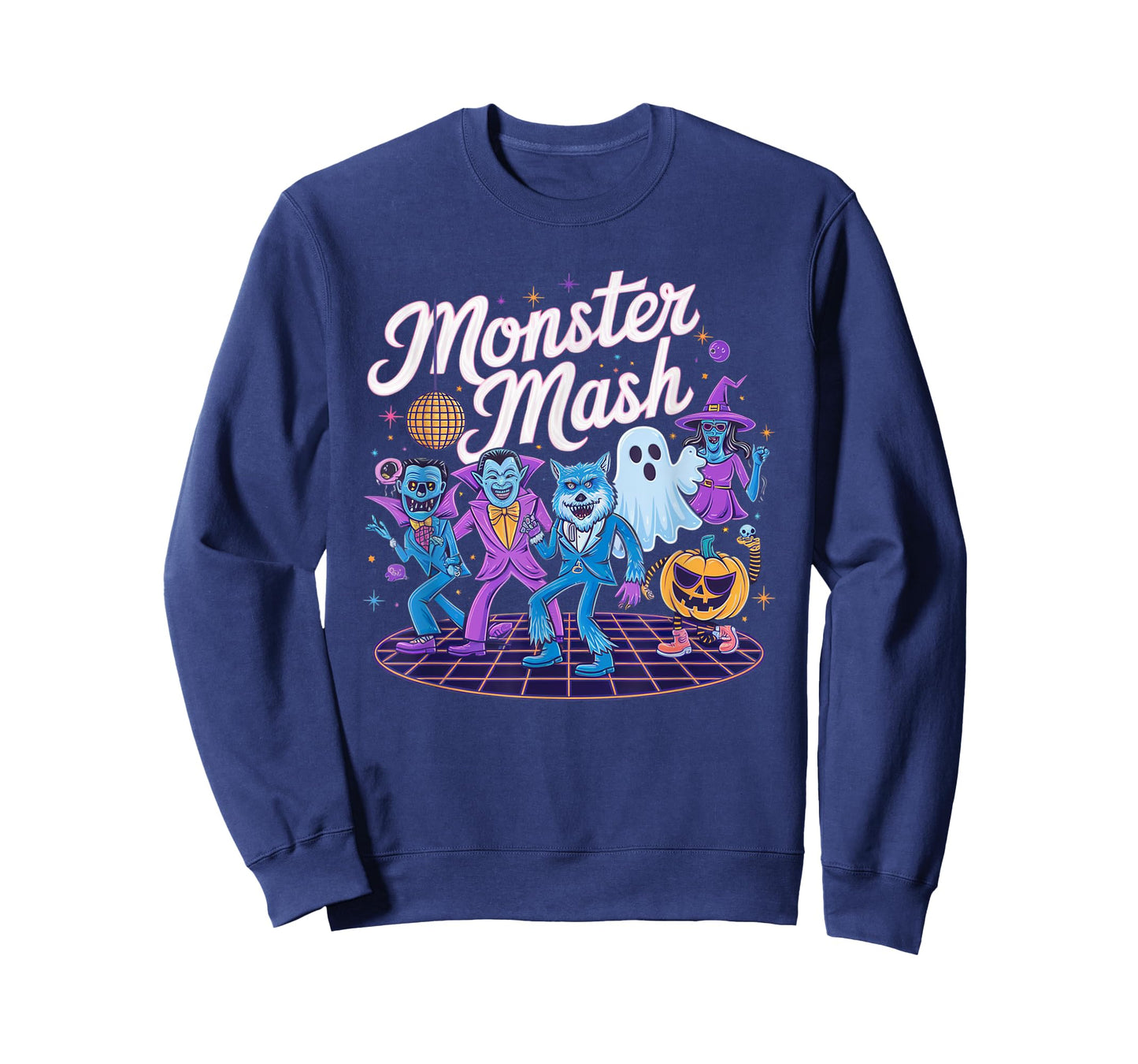 Vintage Monster Mash Ghost Scary Funny Halloween Candy T-Shirt