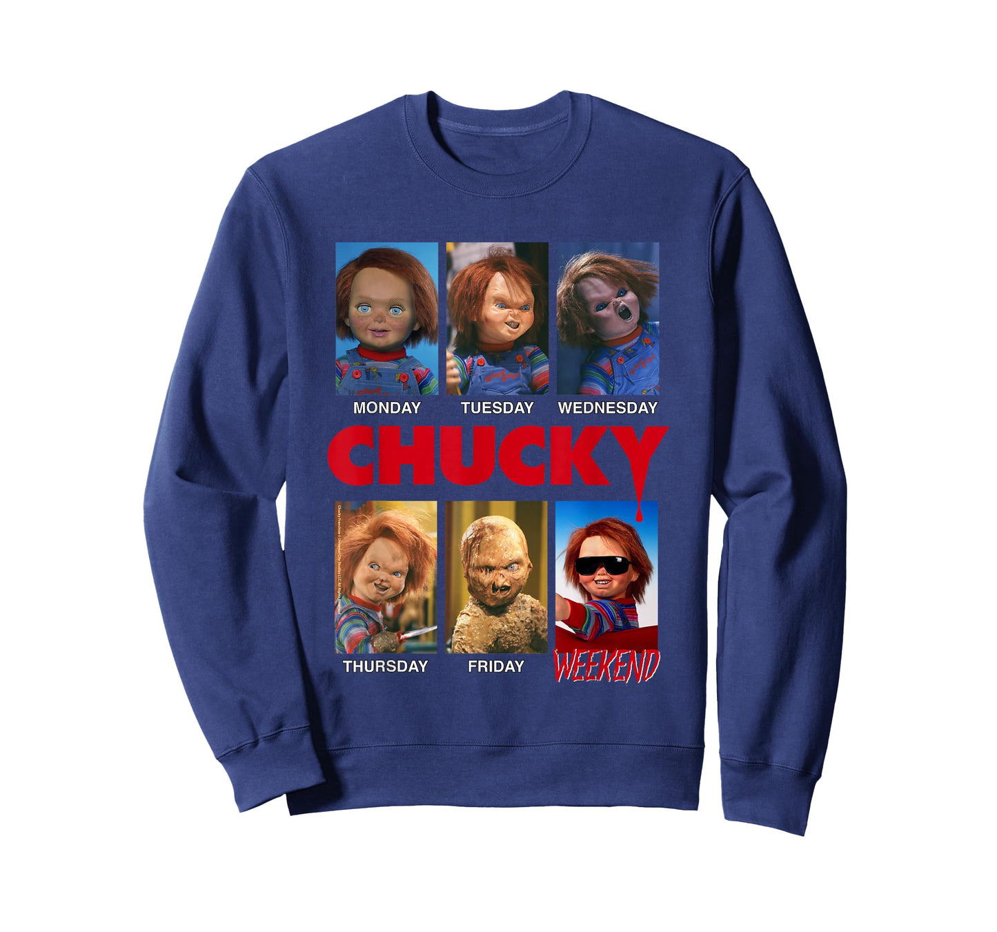 Chucky Days of The Week Moods T-Shirt