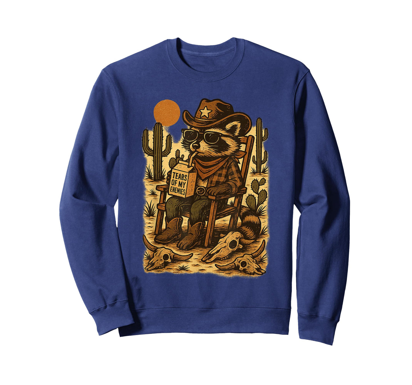 Country Cowboy Raccoon Rodeo Cowgirl Funny Western Texas T-Shirt