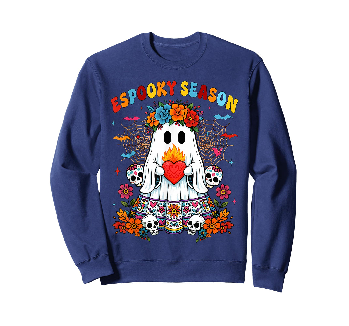 Espooky Season Day of The Dead Mexican Halloween Ghost Women T-Shirt