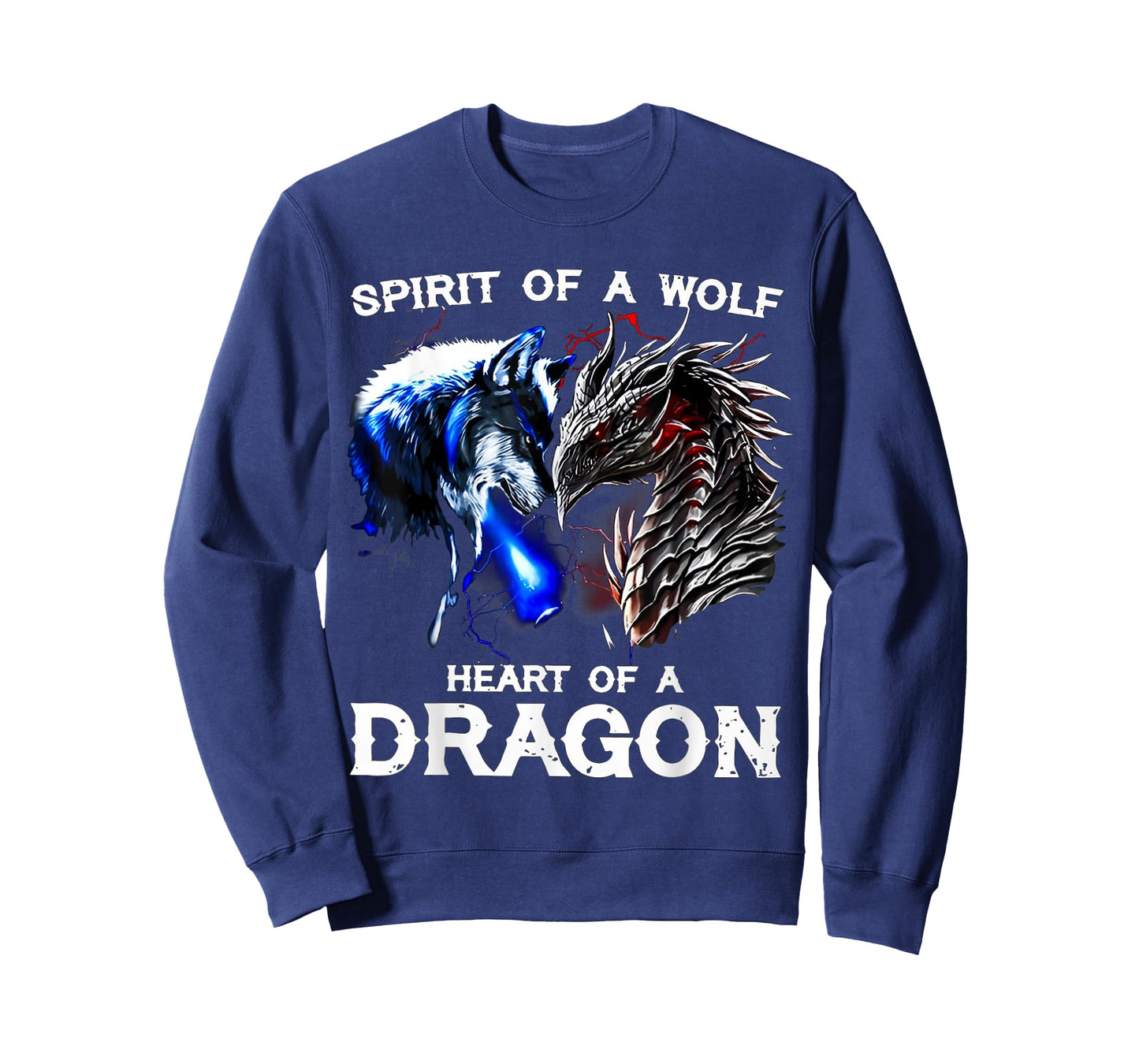 The Soul of a Wolf The Heart of a Dragon T-Shirt