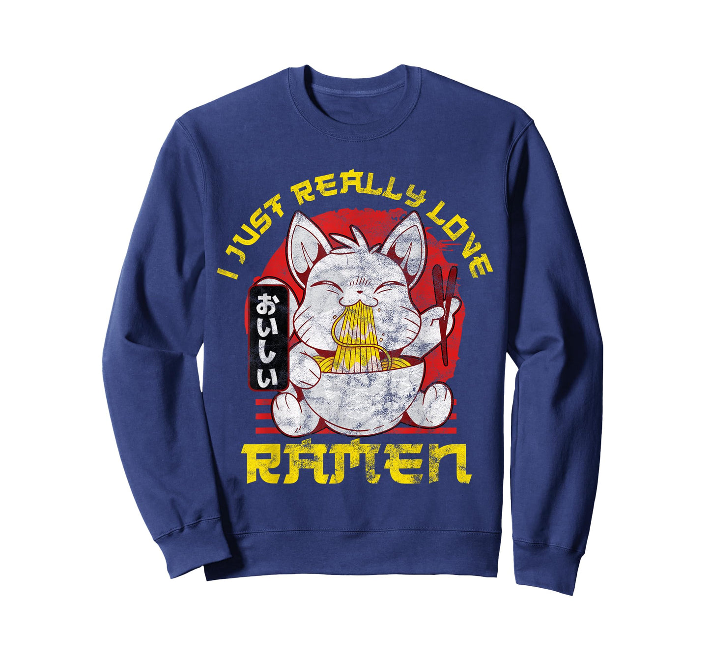 Kawaii Anime Cat Japenese I Just Really Love Ramen Gift T-Shirt