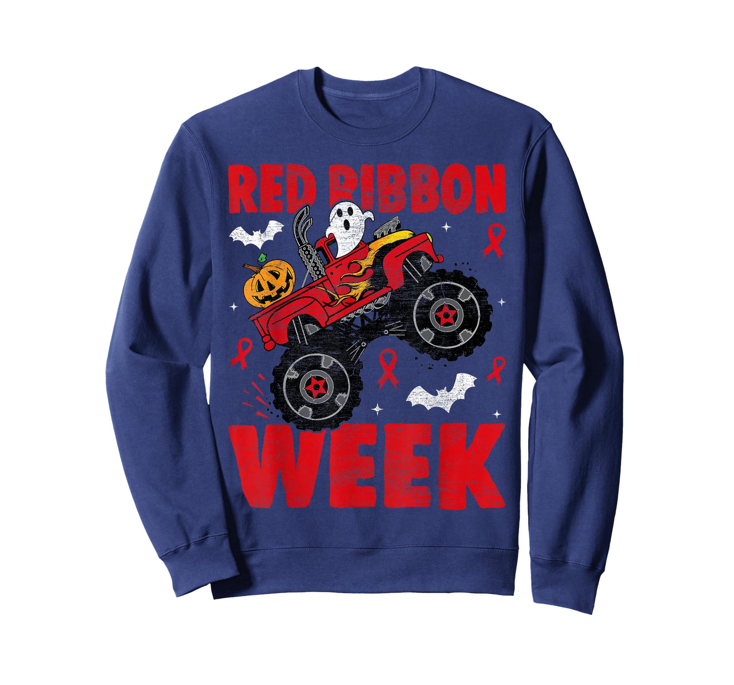Red Ribbon Week Awareness Halloween Women Men Toddler Kids T-Shirt