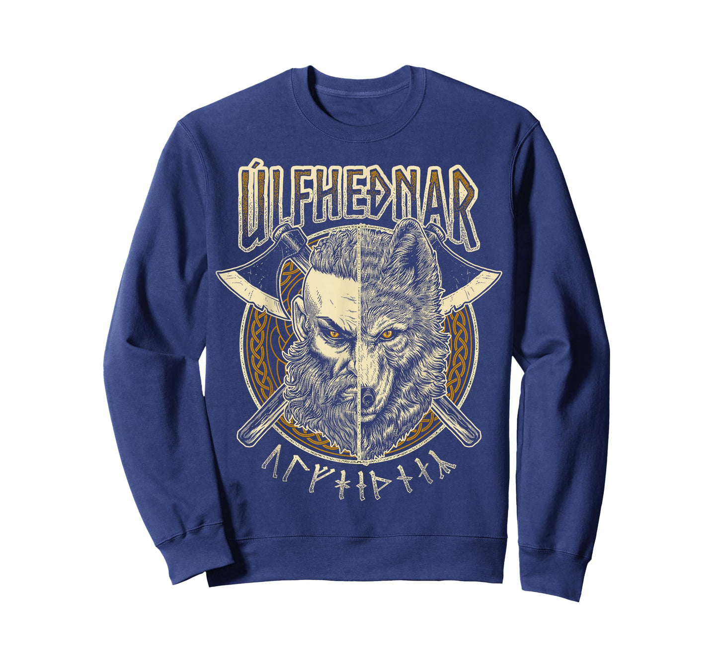 Viking Wolf Ulfhednar Pagan Nordic Valhalla Warrior T-Shirt