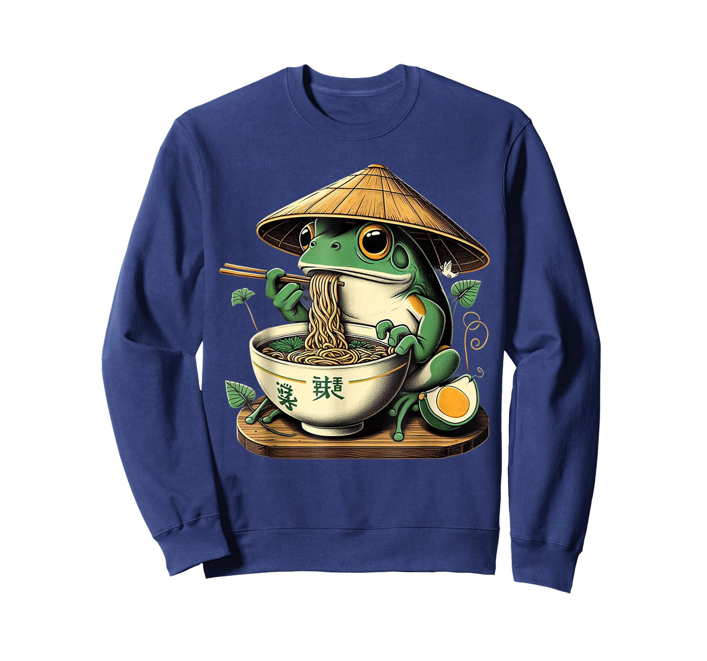 Frog Eating Ramen Kawaii Japanese Noodles T-Shirt