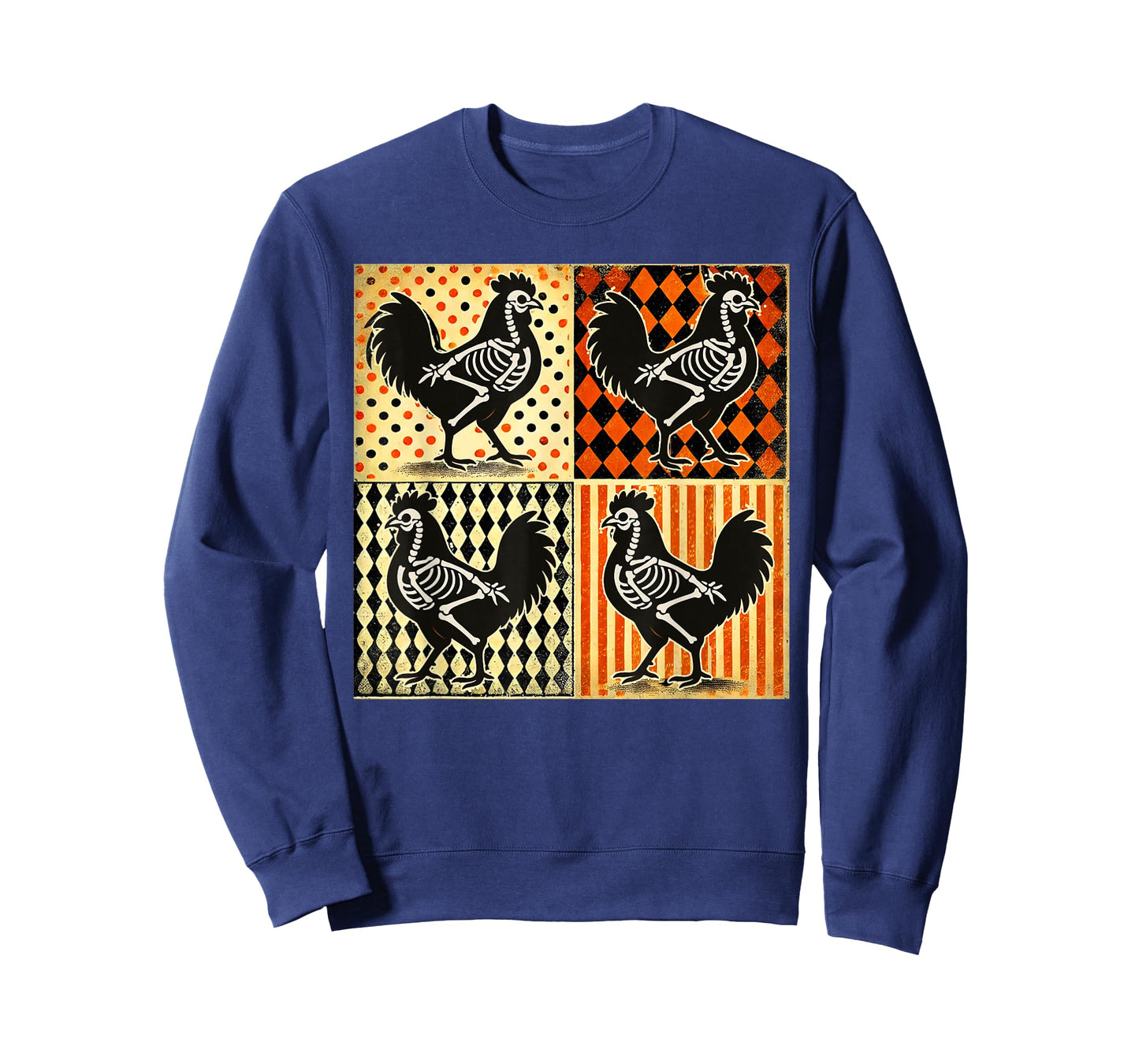 Halloween Chicken Skeleton Chicken Farm Animal Spooky T-Shirt