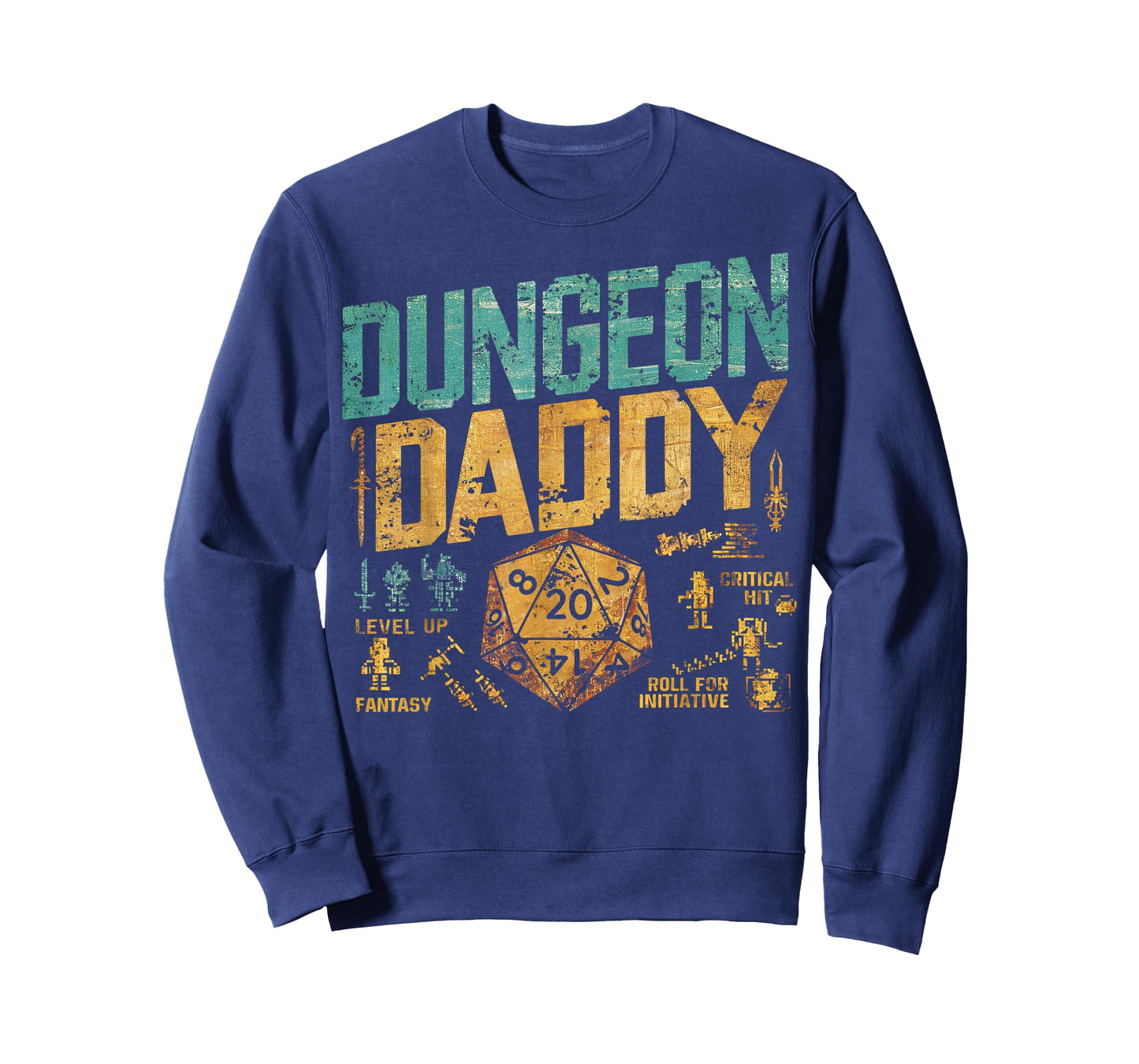 Retro Dungeon Daddy for Father, Fathers Day T-Shirt
