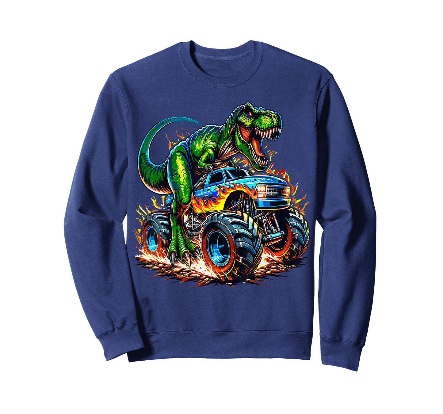 Monster Truck Dinosaur Birthday Party T-Shirt