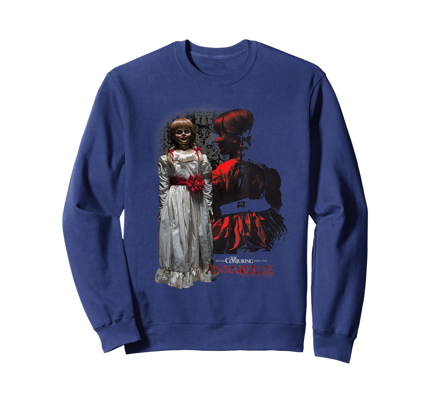 Annabelle Doll Portrait Collage Horror Movie T-Shirt