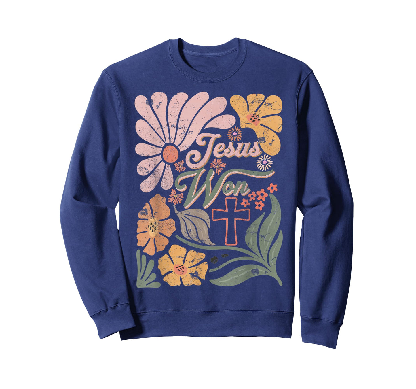 Boho Retro Christian Jesus Won Men Women Kids T-Shirt
