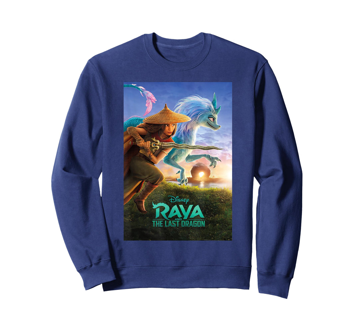 Disney Raya and The Last Dragon Movie Poster T-Shirt