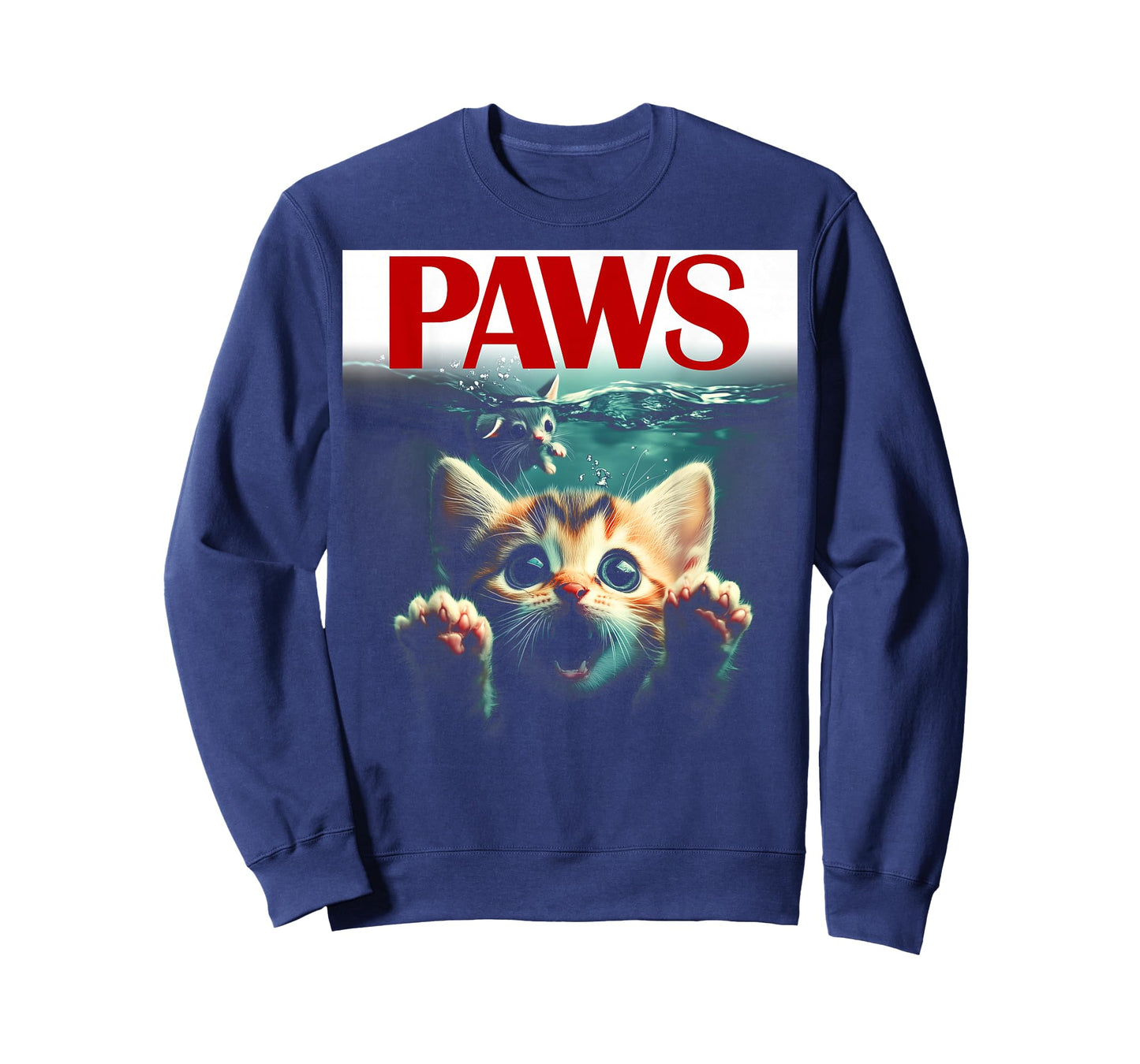 Paws cat and mouse funny and cute parody kitten lover T-Shirt