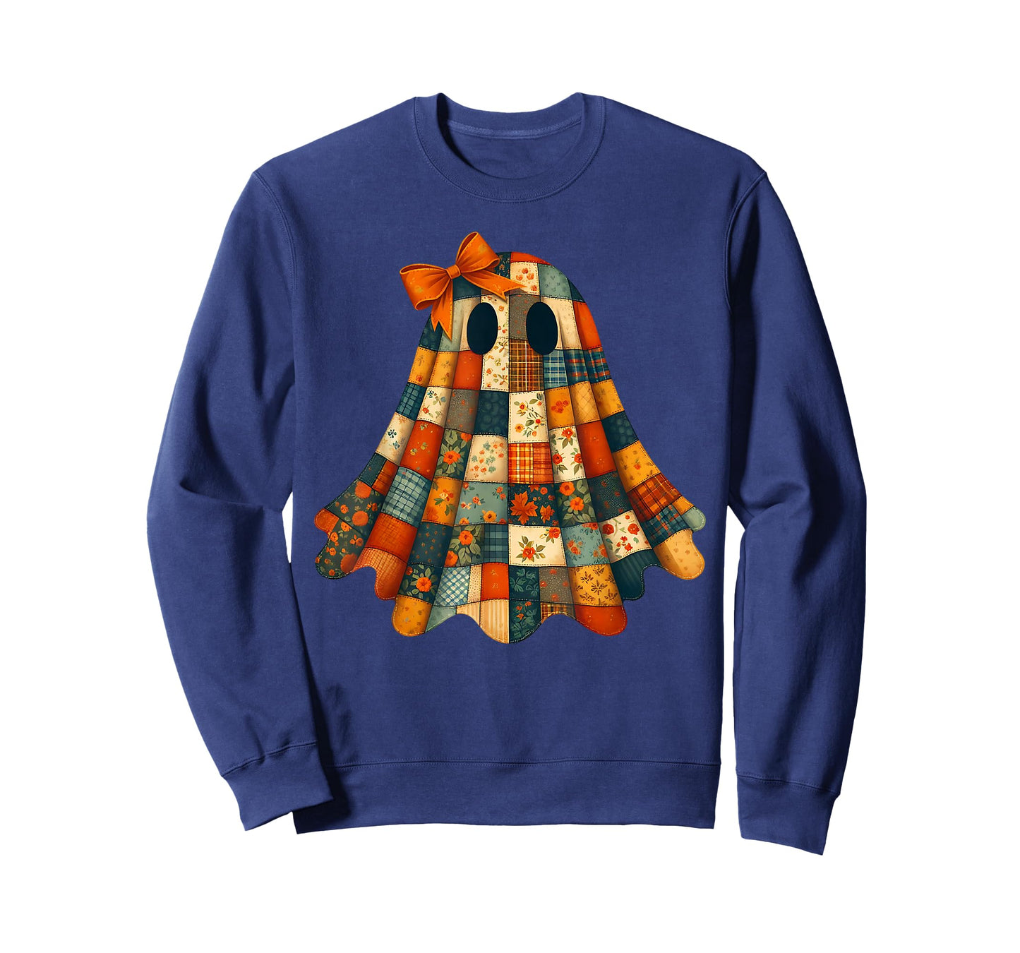 Patchwork Ghost Quilters Fall Quilting Sewers Halloween T-Shirt