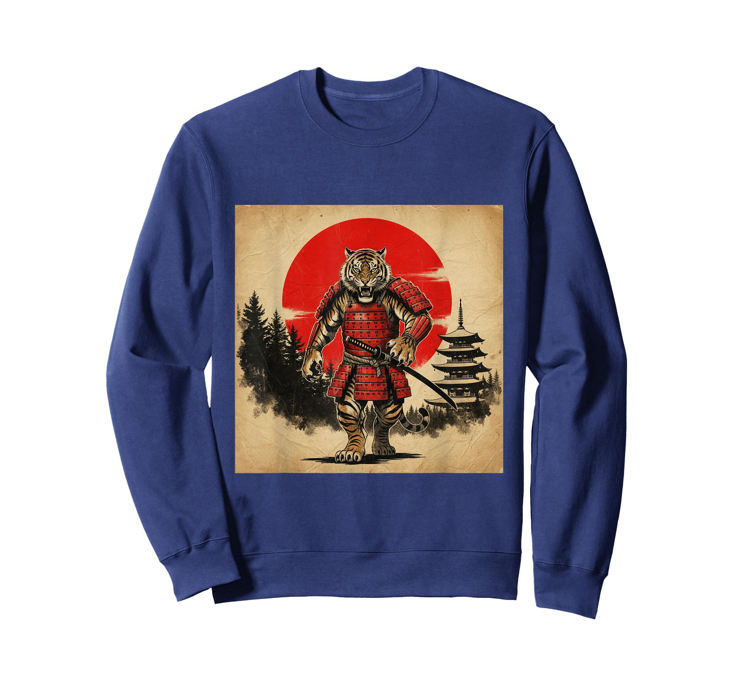Samurai Tiger Warrior Japanese Mythology Art T-Shirt
