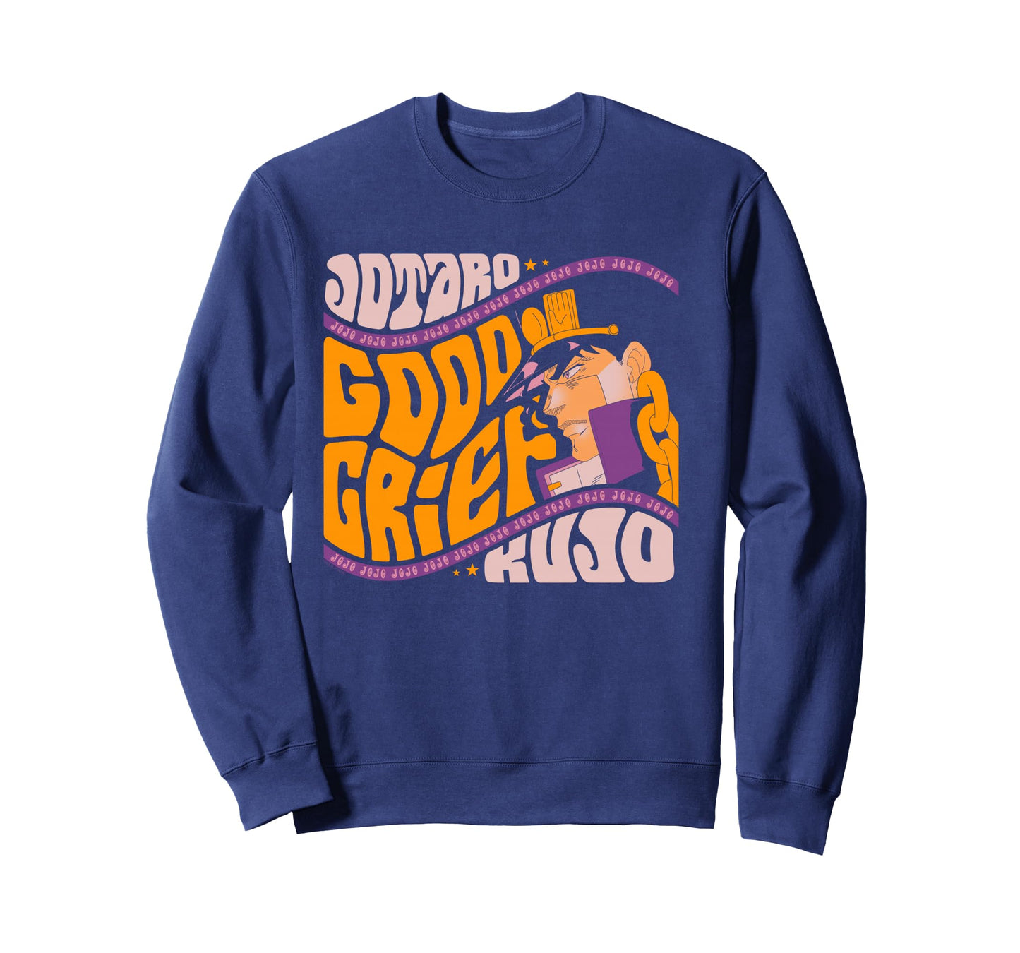 JoJo's Bizarre Adventure Good Grief Jotaro Yare Yare Daze Long Sleeve T-Shirt