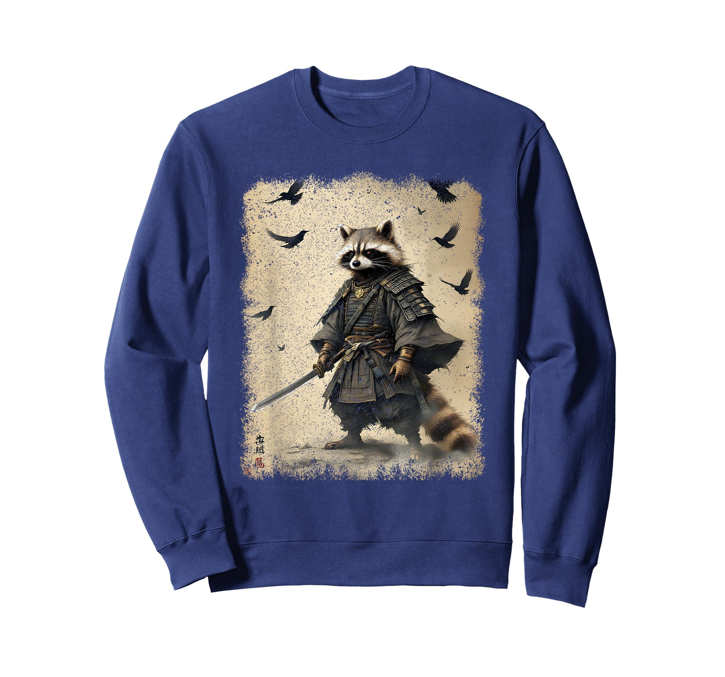 Samurai Raccoon, Japanese Warrior Art | Anime & Samurai T-Shirt