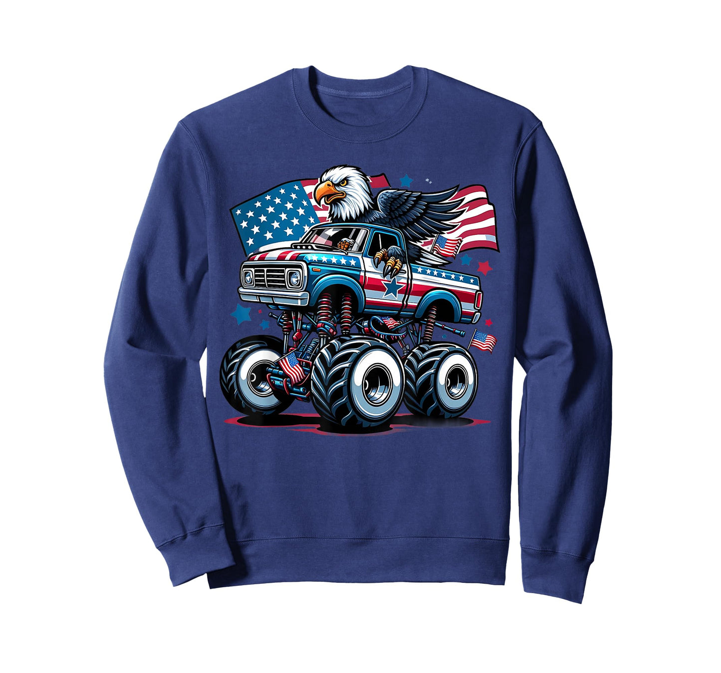 4th of July Shirts Boys American Flag USA Shirt Kids Eagle T-Shirt