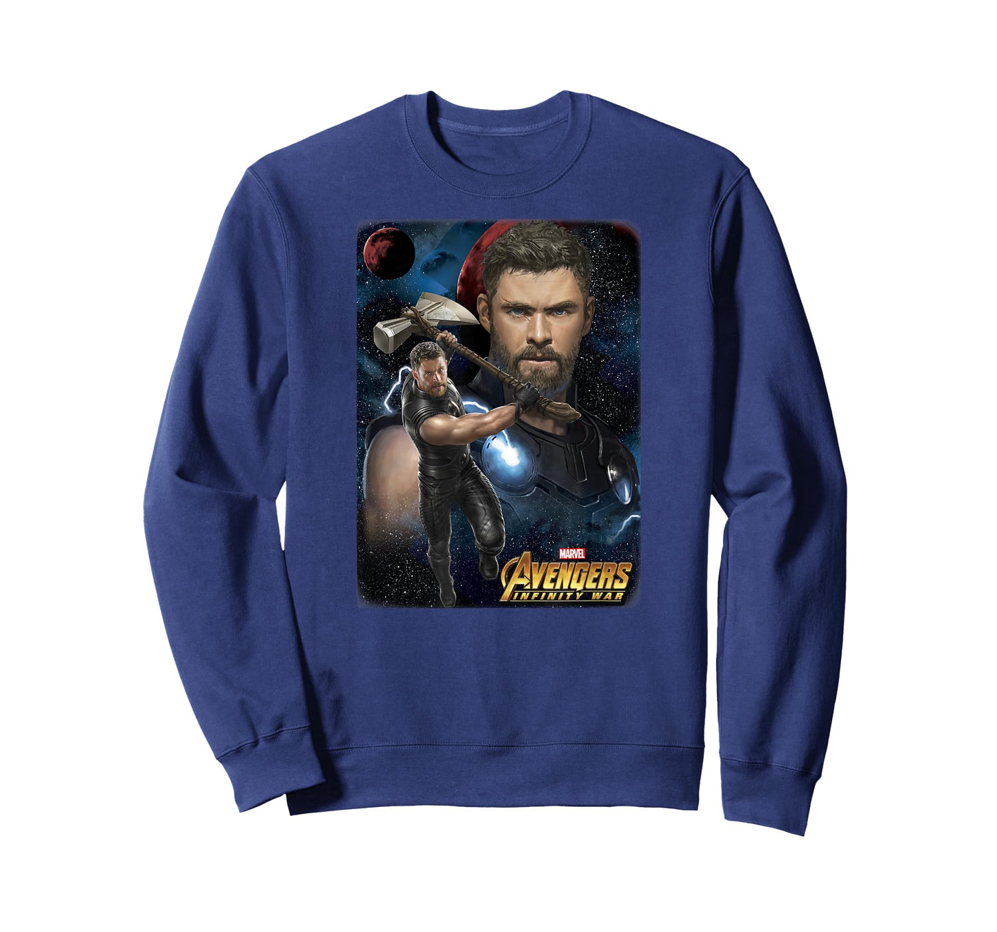 Marvel Infinity War Thor Galaxy Protector Graphic T-Shirt T-Shirt