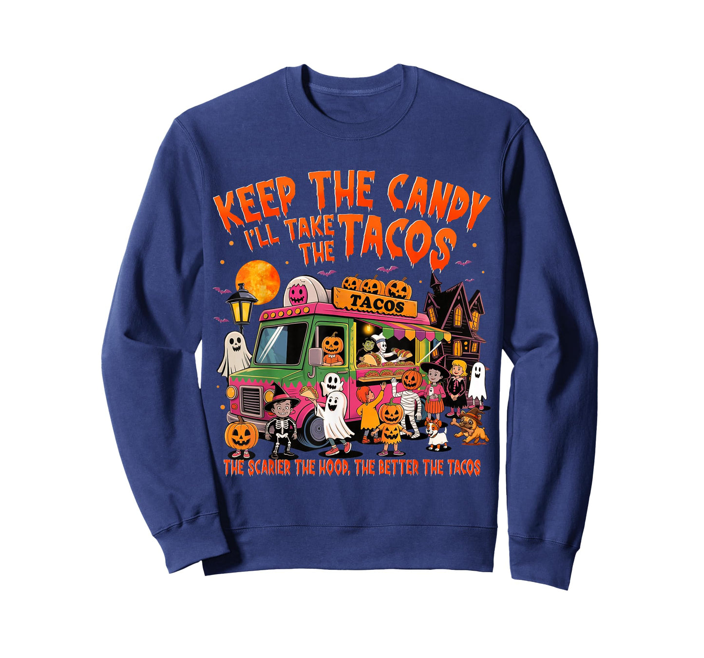 Keep The Candy I'll Take The Tacos Funny Halloween Tacos T-Shirt