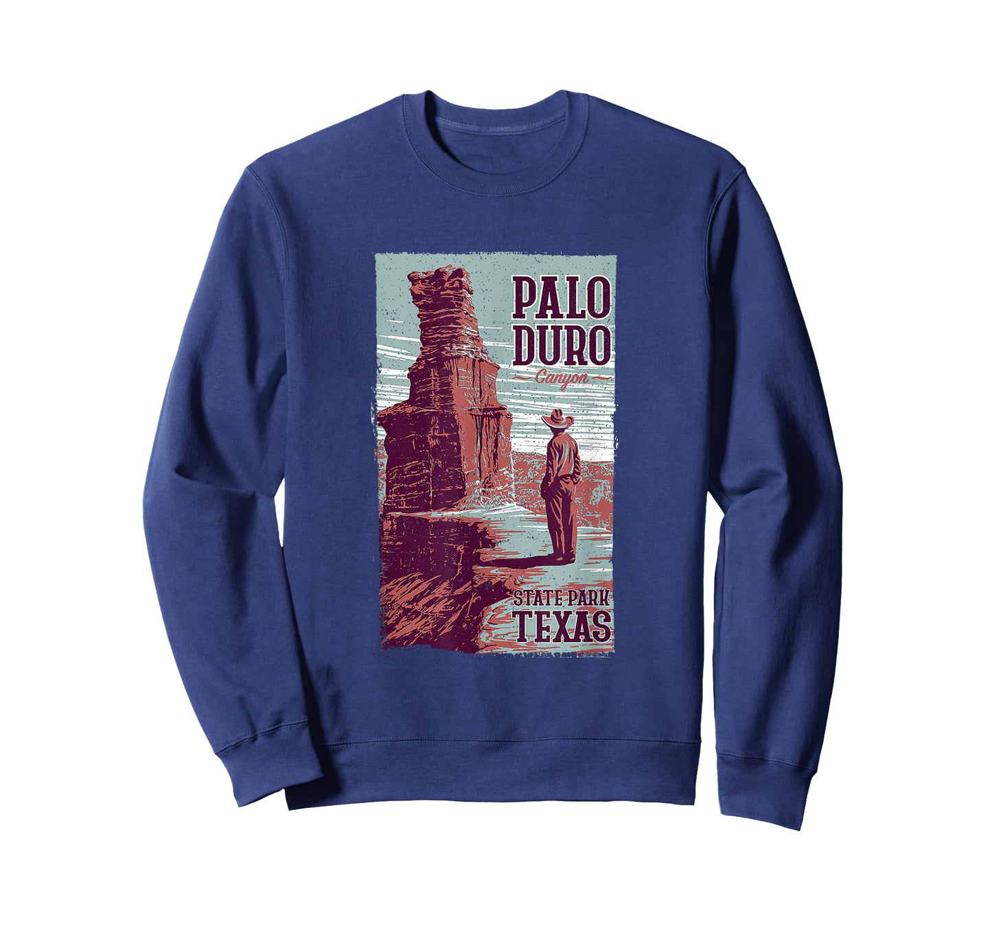Vintage Palo Duro Canyon State Park Texas Hiking Souvenir T-Shirt