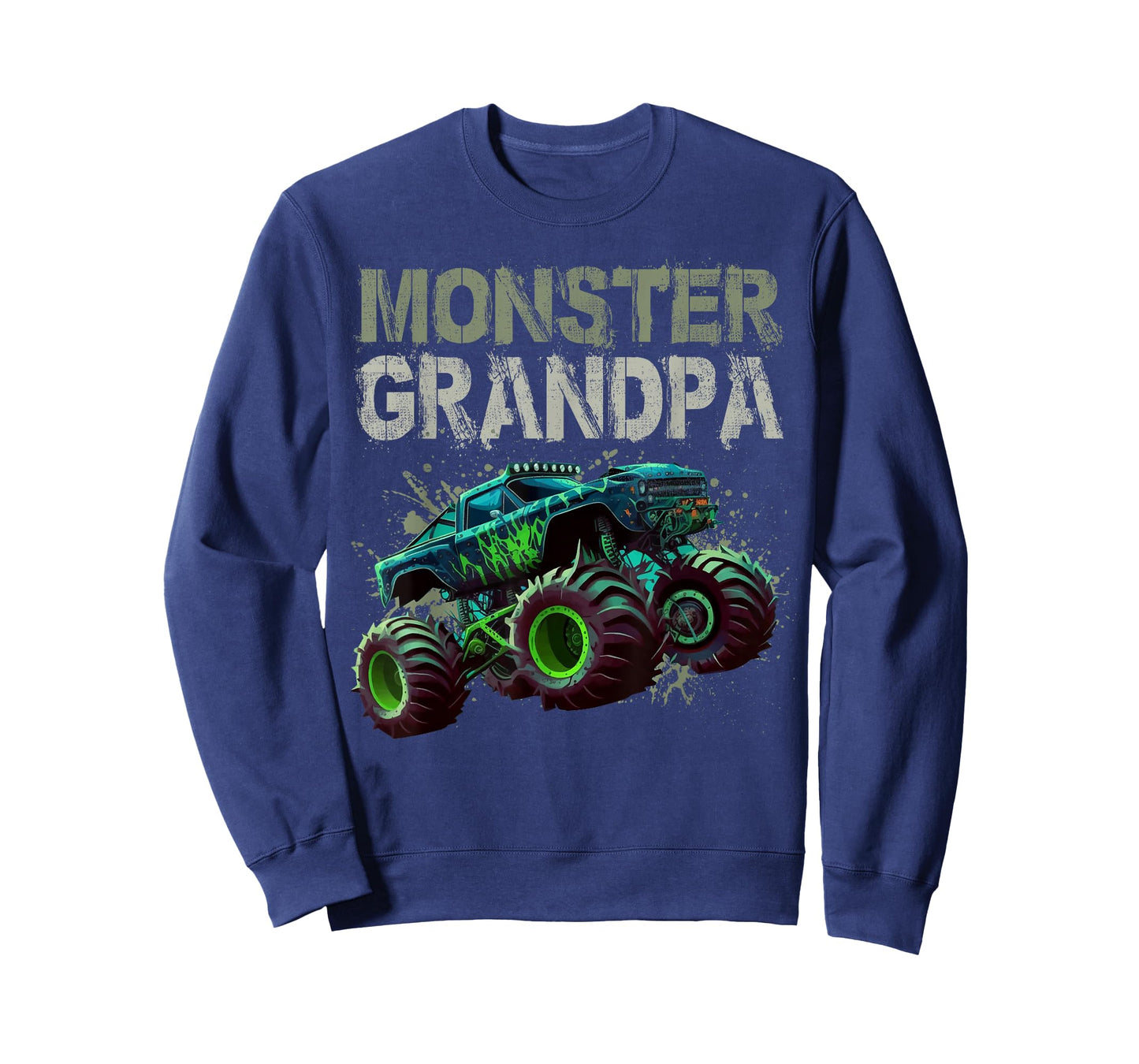 Monster Truck Grandpa Family Matching Monster Truck Lovers T-Shirt