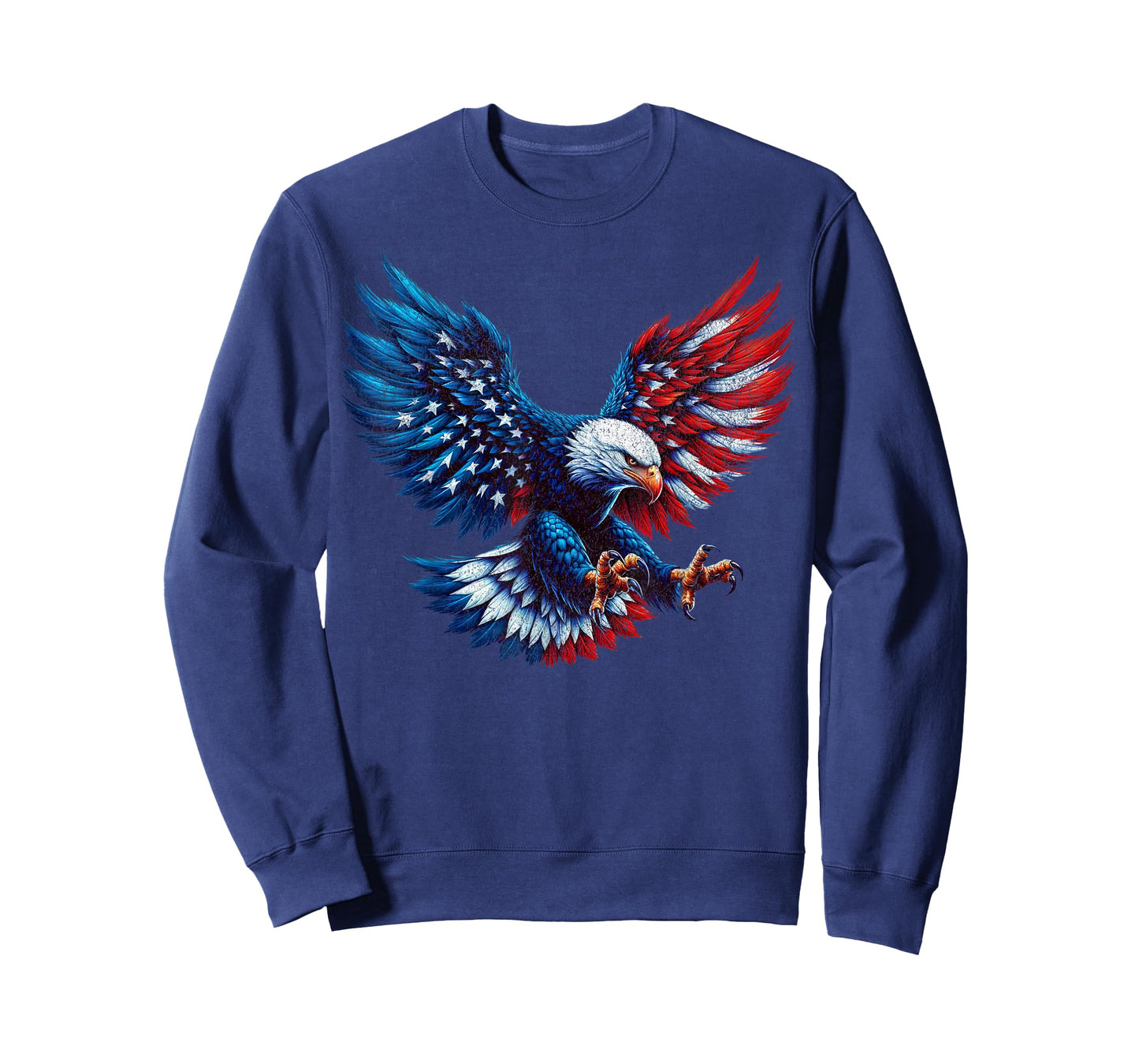 American Flag Bald Eagle Patriotic Eagle 4th of July USA T-Shirt