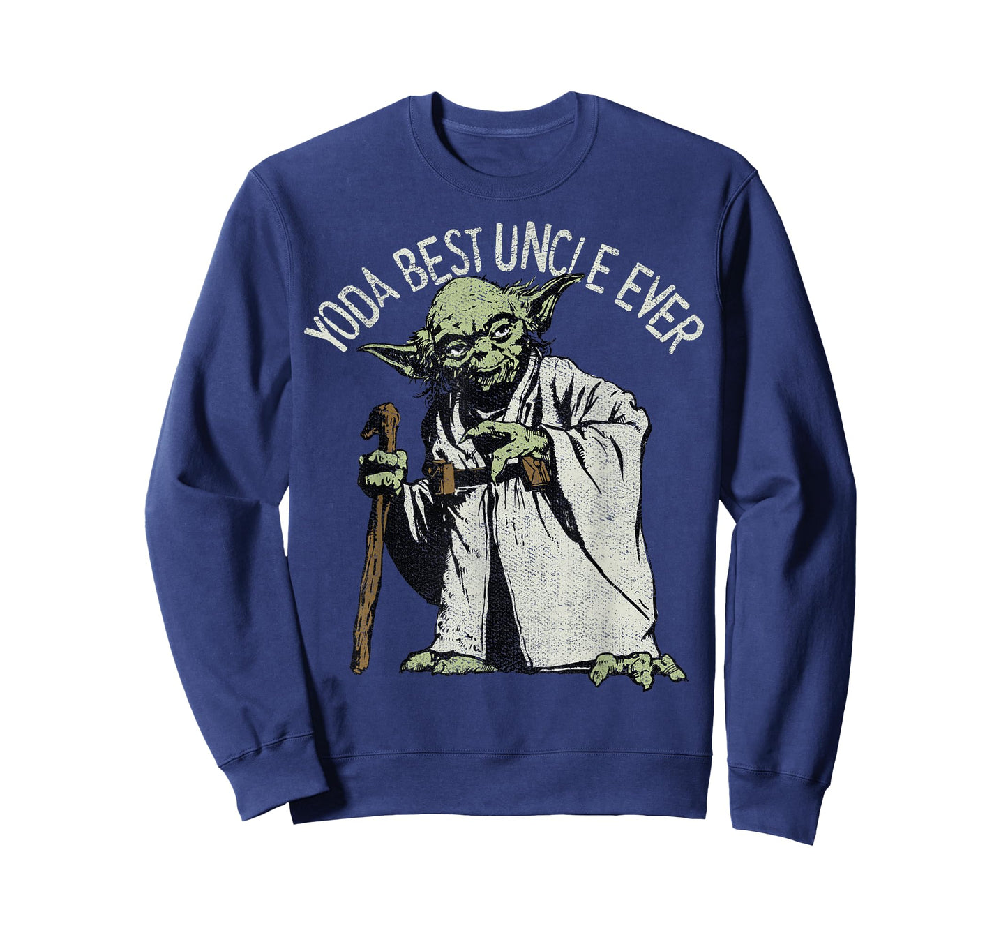 Star Wars Yoda Best Uncle Ever Portrait Vintage Disney+ T-Shirt