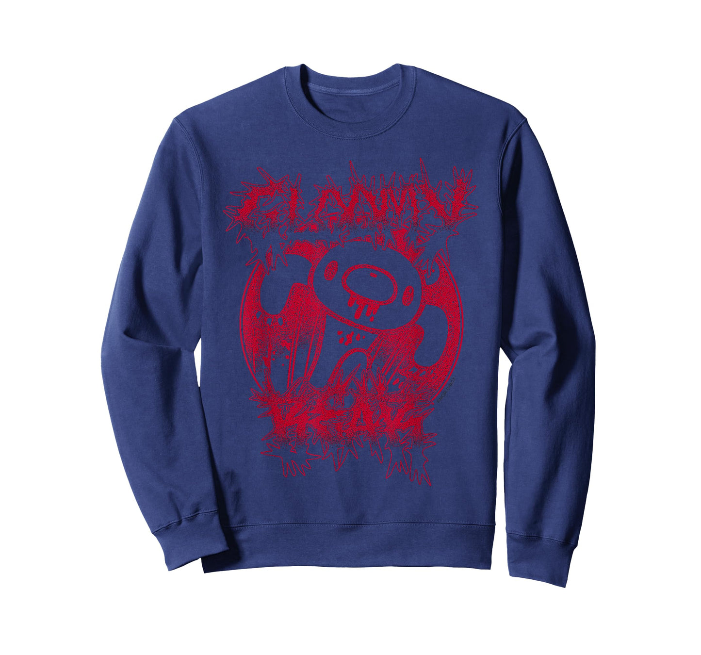 Gloomy Bear The Naughty Grizzly Gothic Red Text Anime T-Shirt