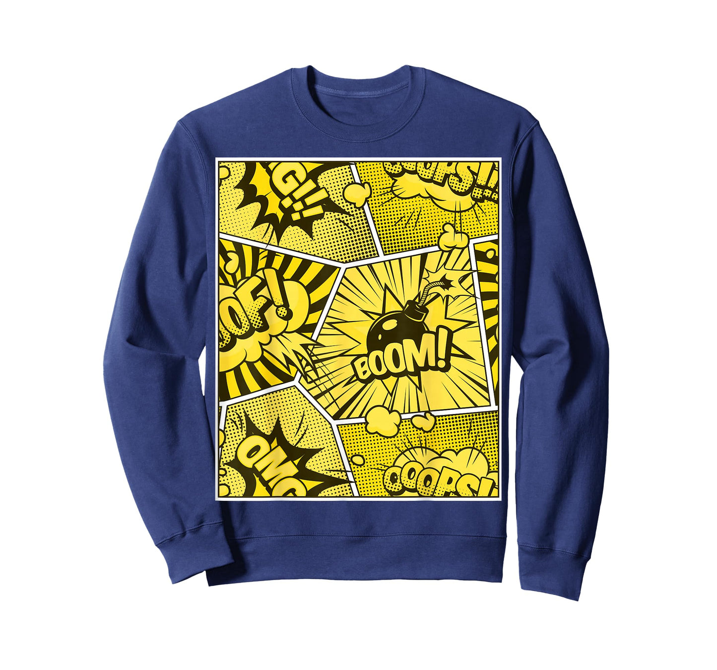 Varsity-Gold Yellow Comic Book University Varsity-Gold T-Shirt