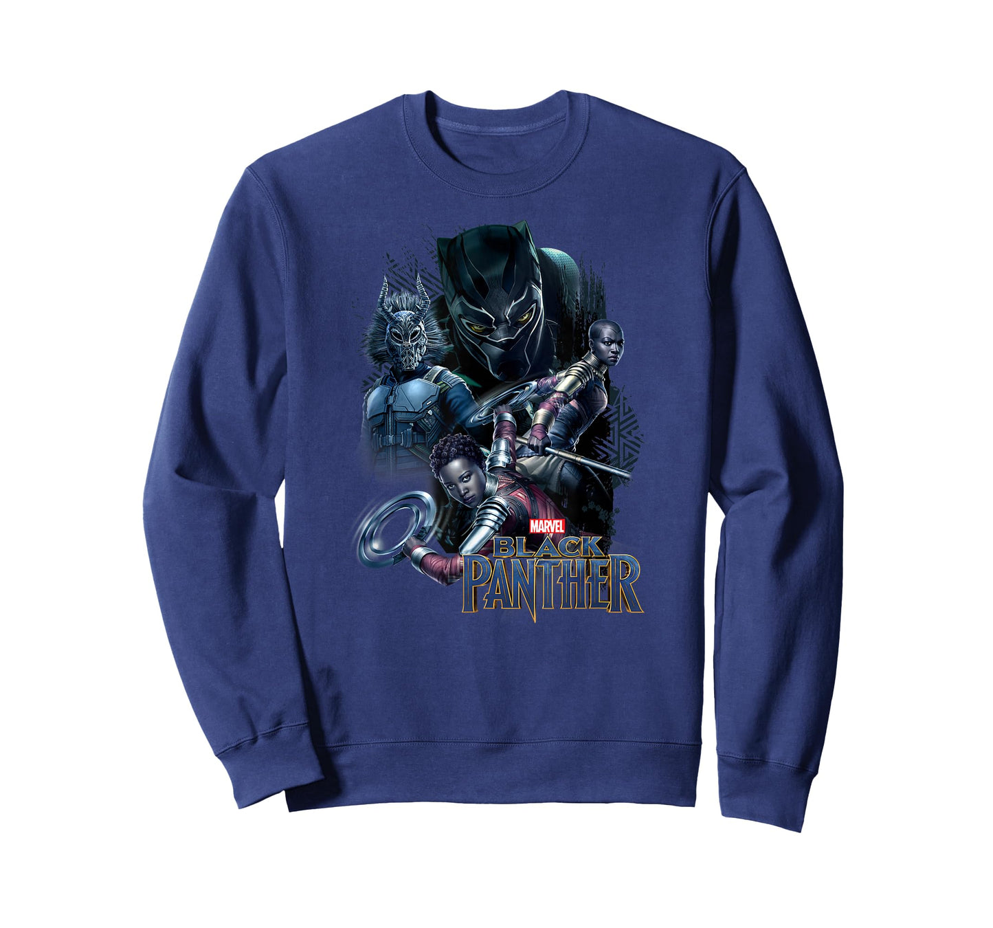 Marvel Black Panther Movie Warrior Poses Graphic T-Shirt T-Shirt