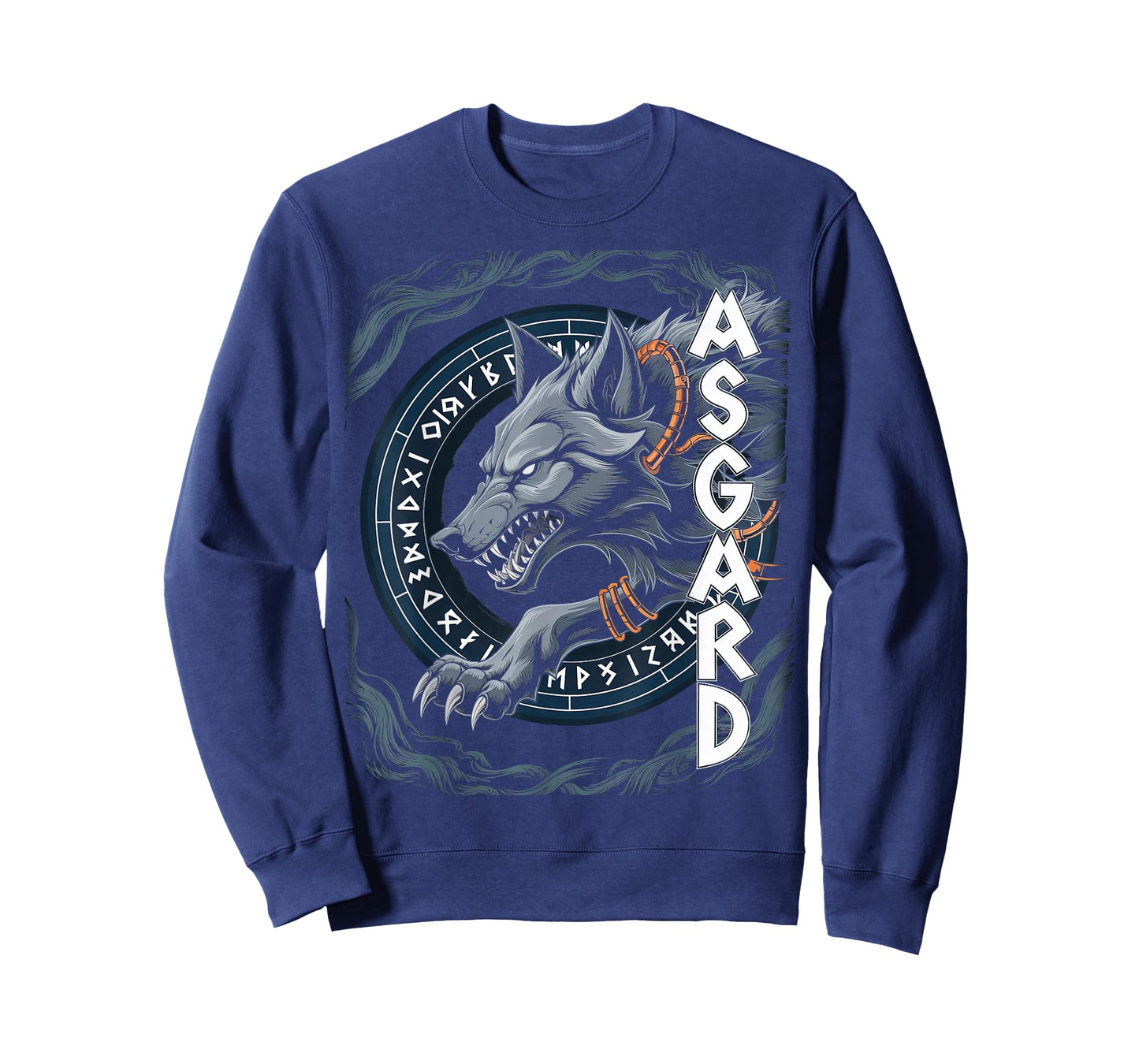 Wolf of Odin ASGARD celtic runes Valhalla Norse Mythology T-Shirt