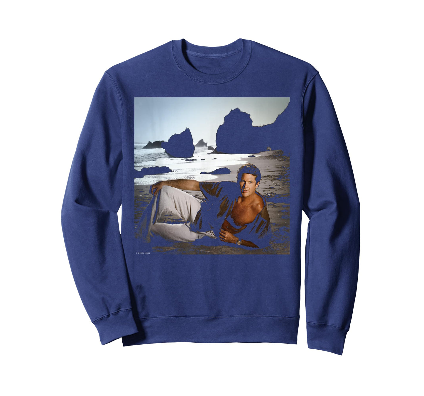 David Hasslehoff Baywatch Actor By Michael Grecco T-Shirt
