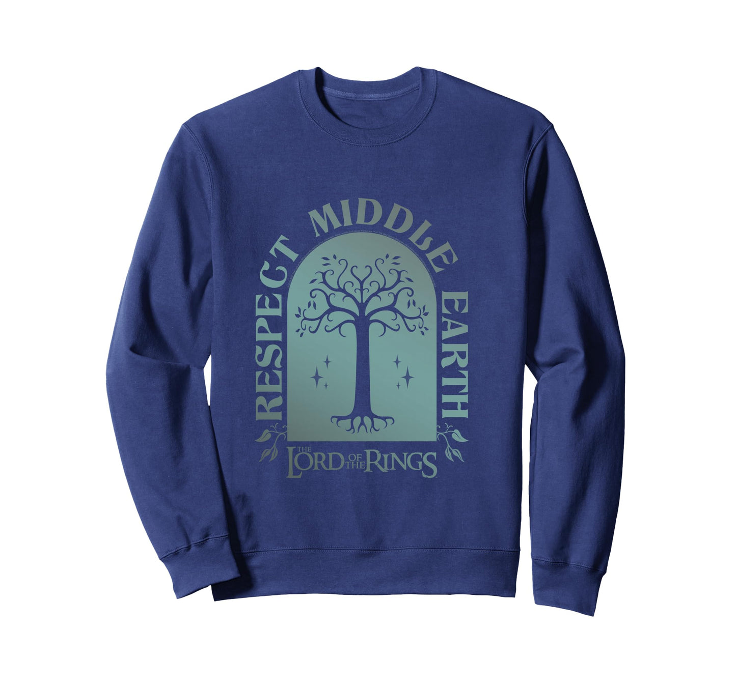 The Lord of the Rings Respect Middle Earth Tree Fantasy Long Sleeve T-Shirt