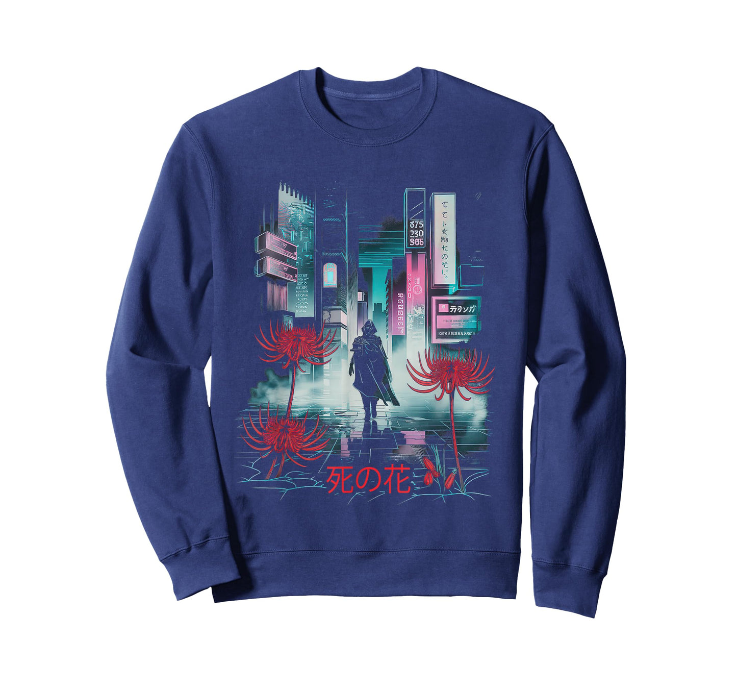 Japanese Spider Lily Tshirt Anime Aesthetic Flower Higanbana T-Shirt