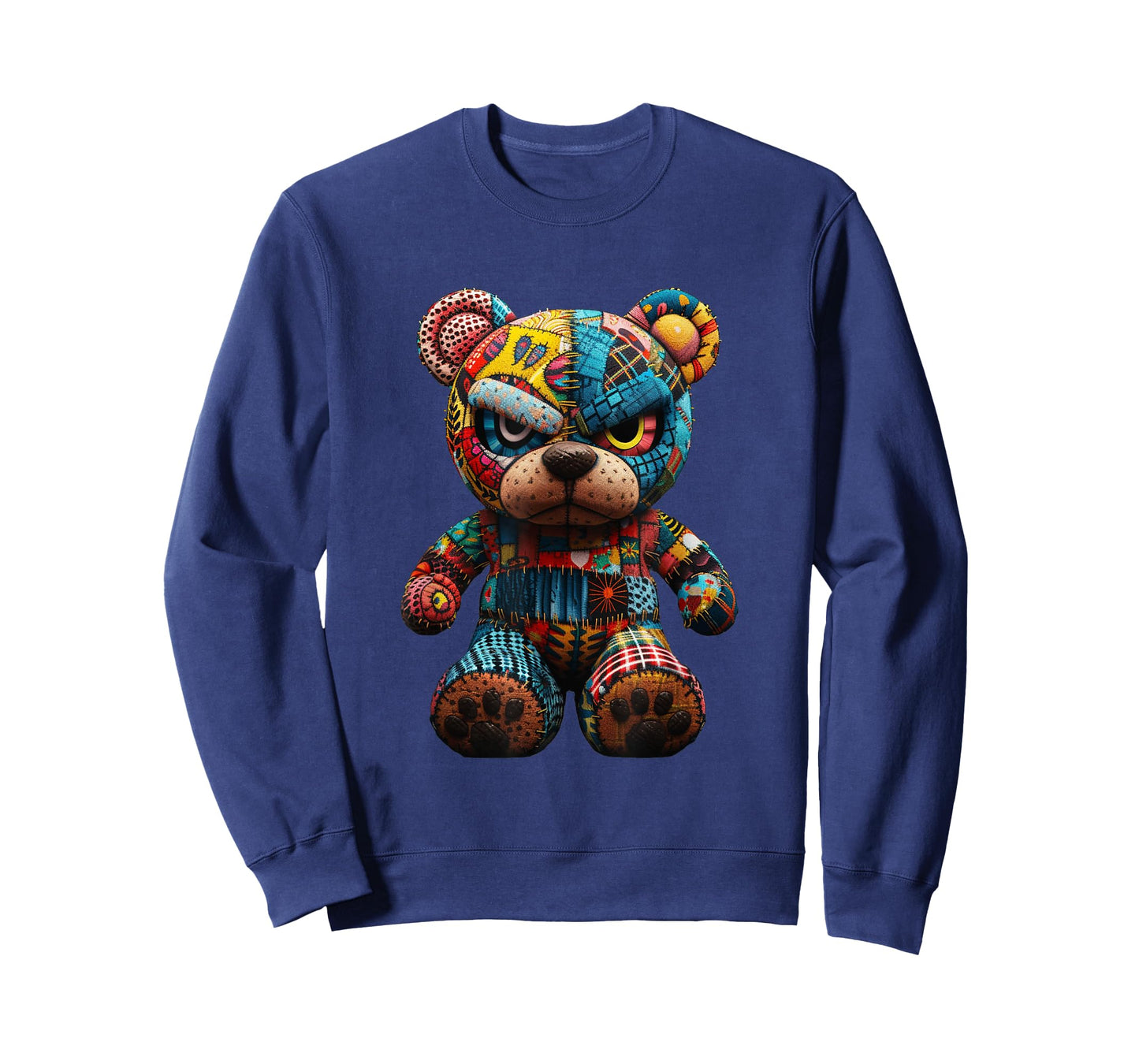 Funny Graphic Angry Teddy Bear Streetwear T-Shirt