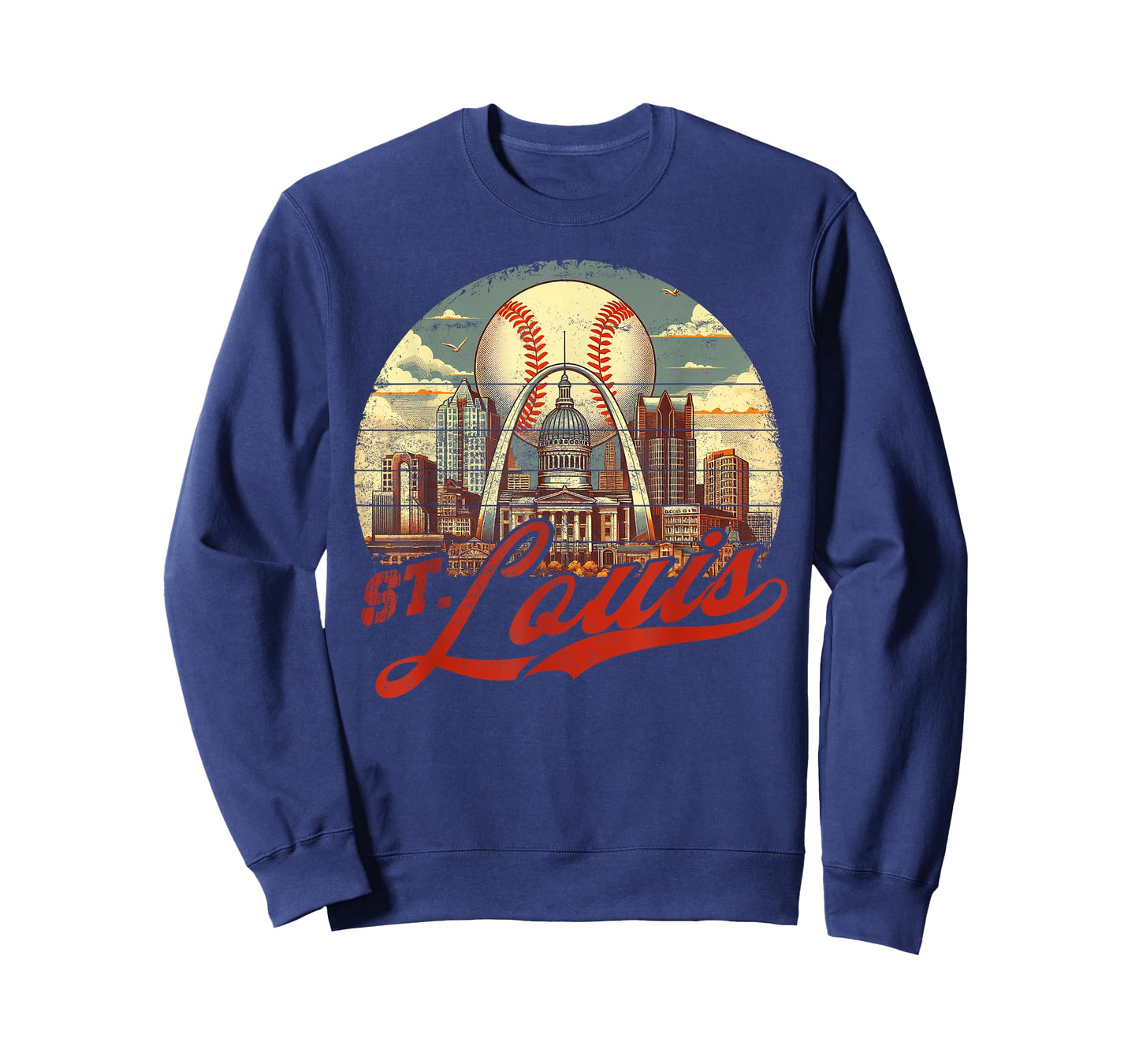 St. Louis Retro Baseball Lover Game Day Men Boys Girls T-Shirt