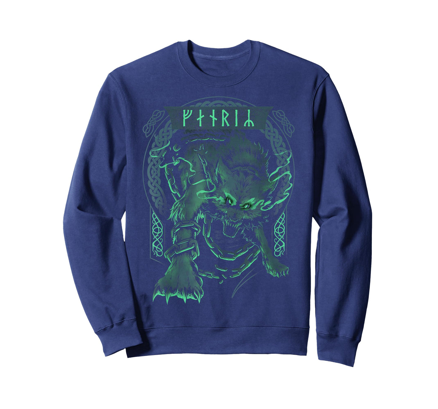 Wolf Viking Fenrir Scandinavian Pagan Norse Mythology T-Shirt