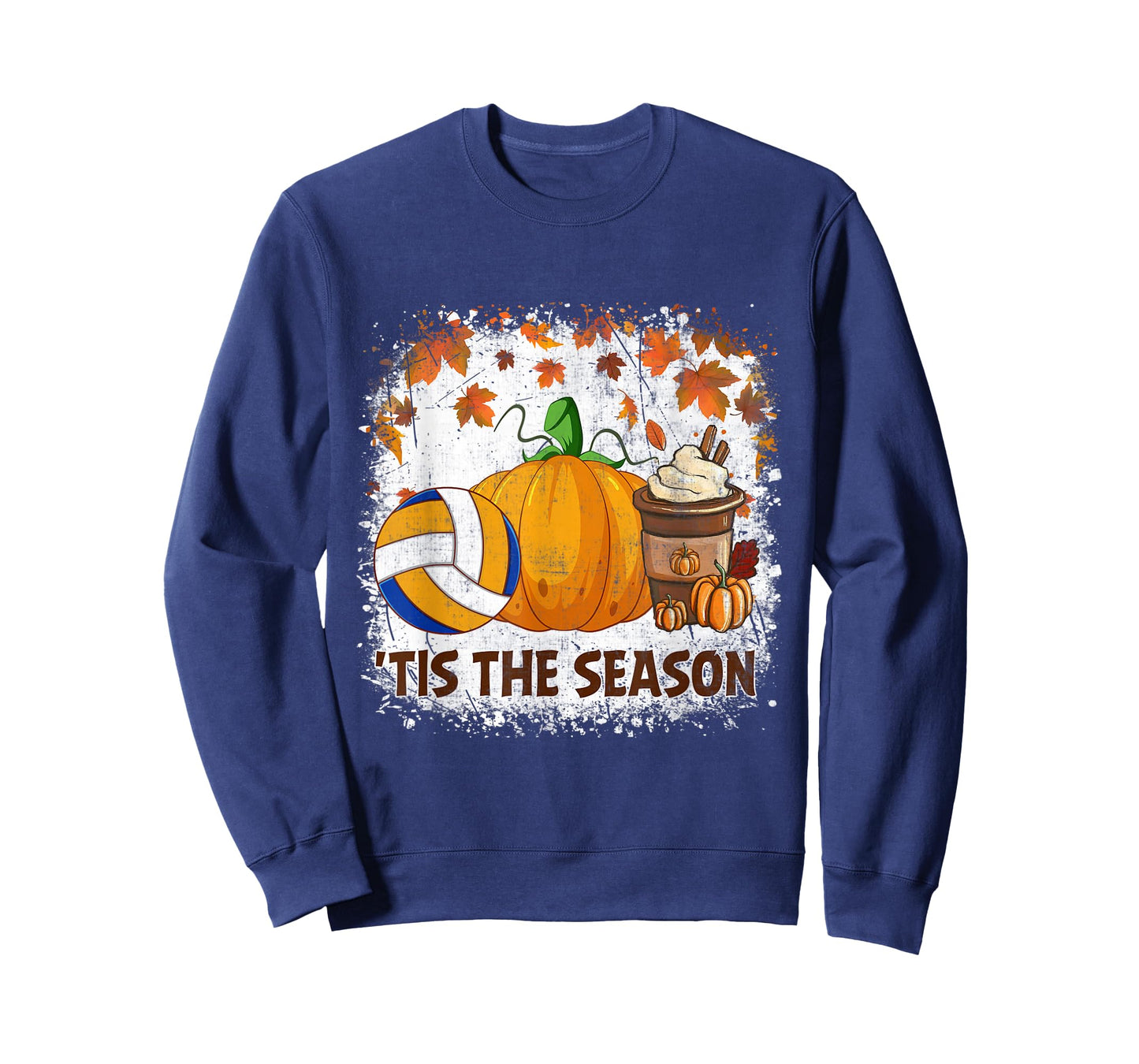 Pumpkin Spice Volleyball Tis The Season Fall Thanksgiving T-Shirt
