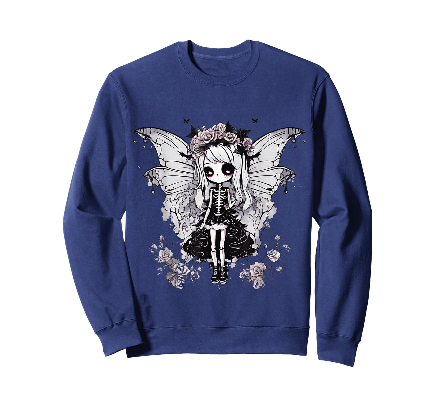 Skeleton Fairy Anime Goth Kawaii T-Shirt