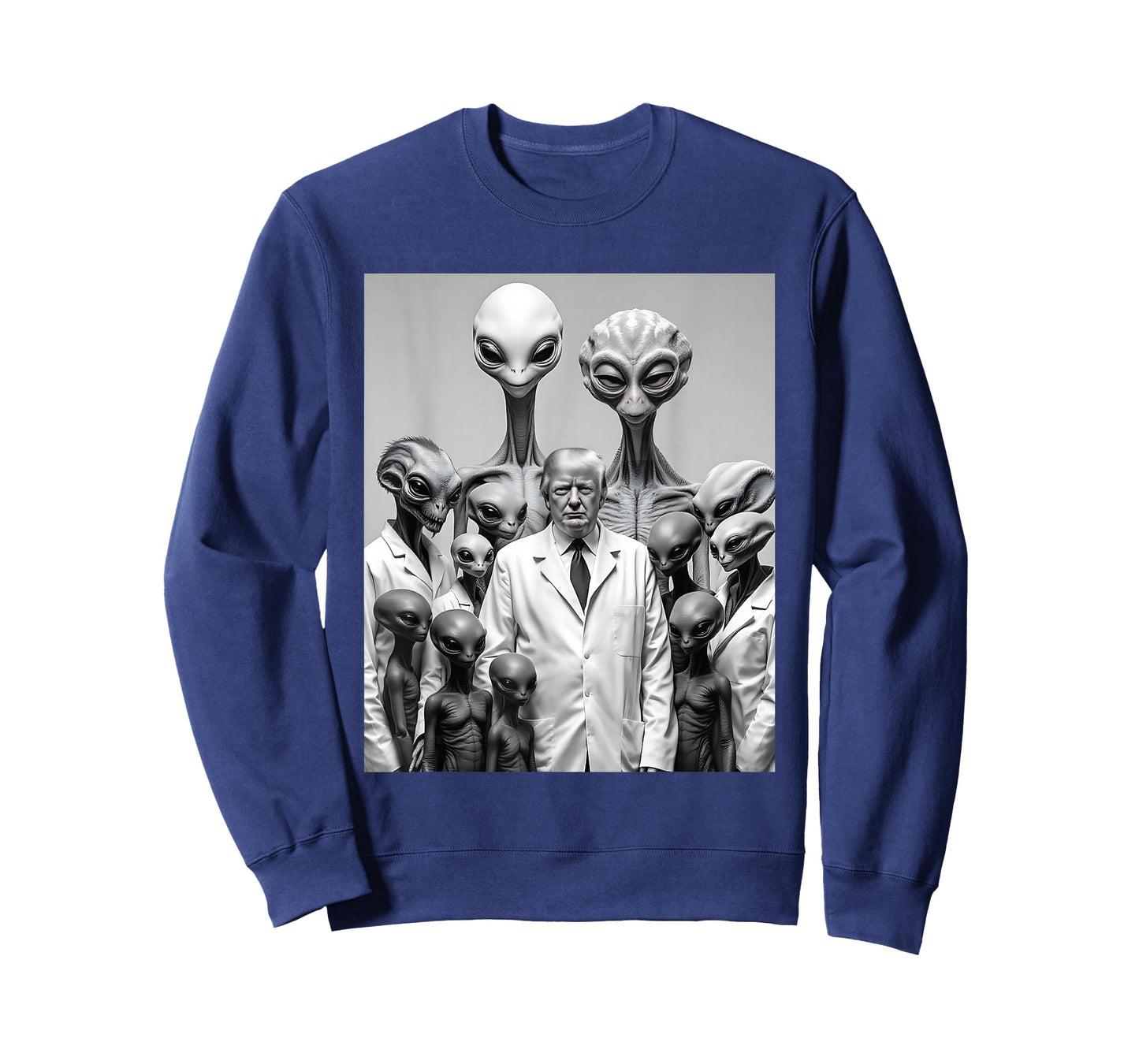 Funny Trump with Aliens Conspiracy Extraterrestrial Friend T-Shirt