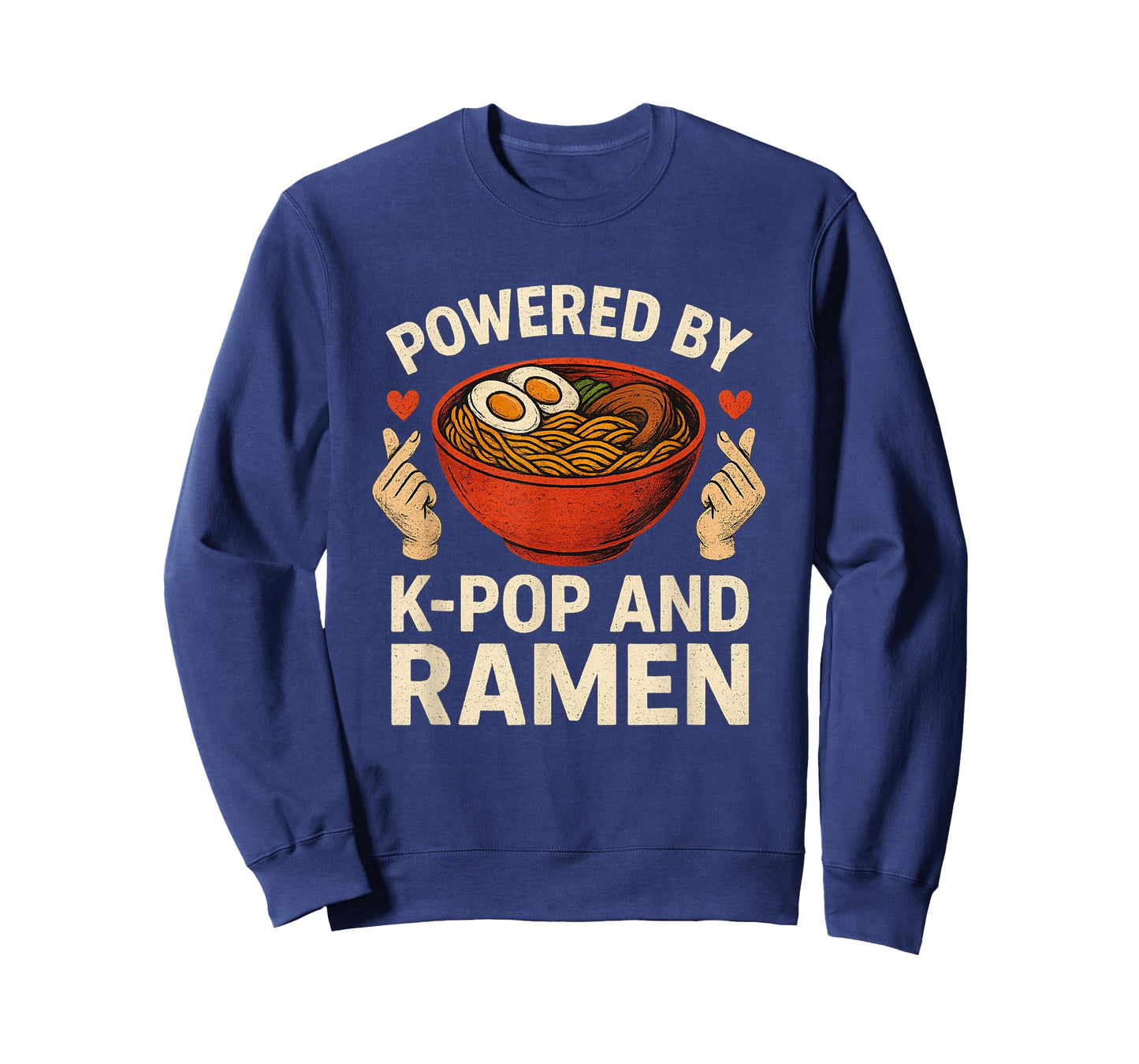 Powered by K Pop and Ramen Kpop Merch Merchandise Gift T-Shirt