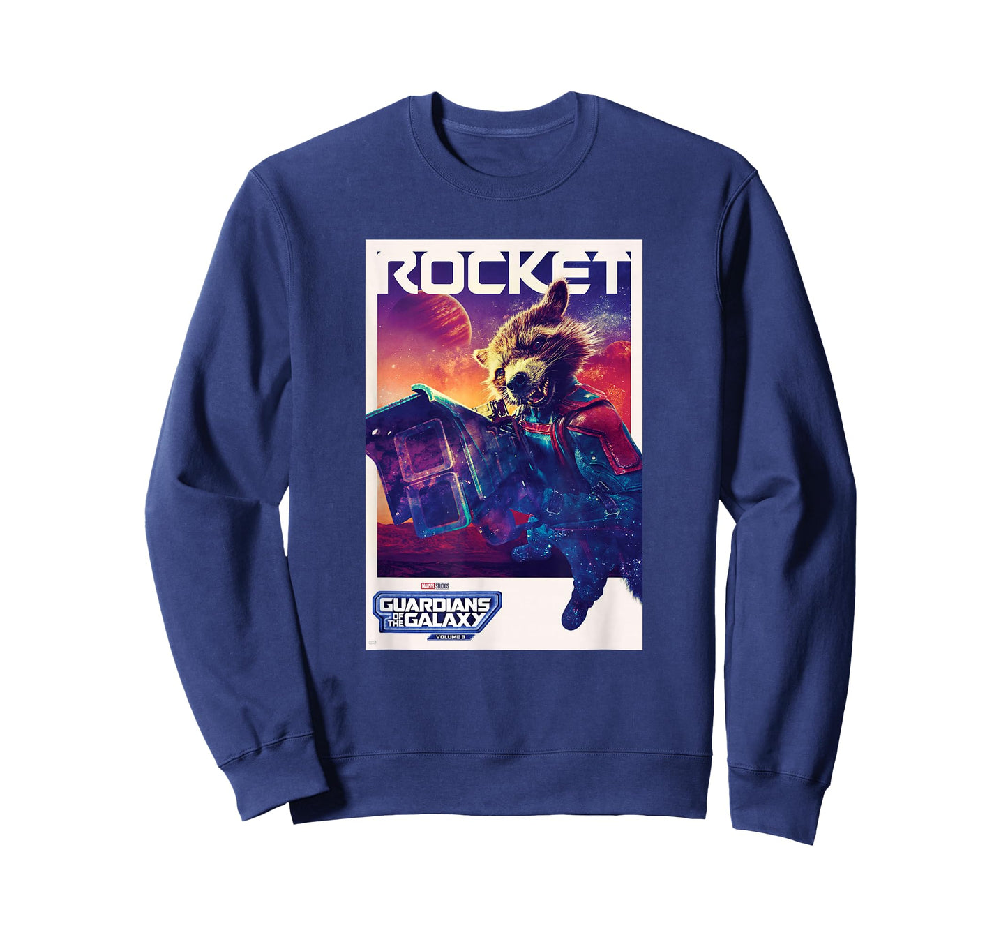 Marvel Guardians of the Galaxy Volume 3 Rocket Poster T-Shirt