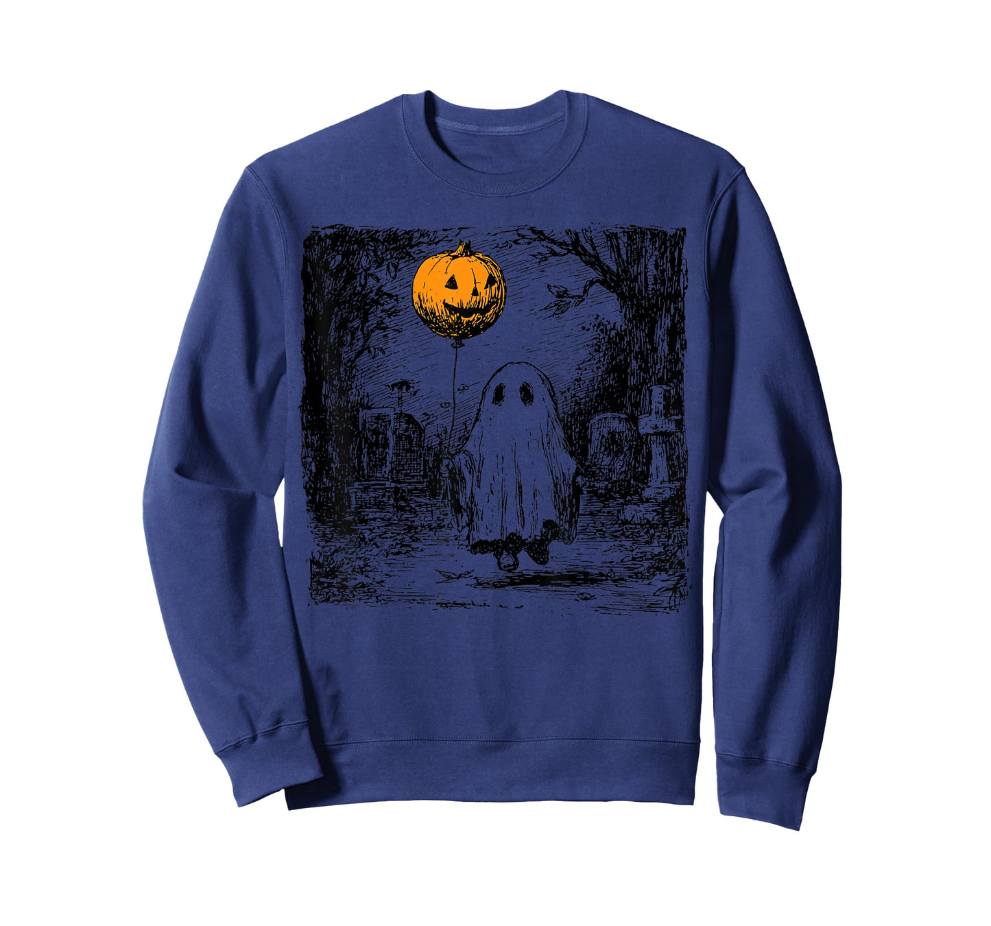 Horror Ghost Halloween Spooky Season Pumpkin Spice Men Women T-Shirt